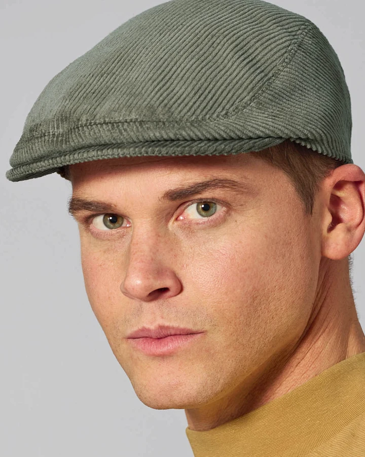 Hempage Herren vegan Flat Cap Casual Thyme
