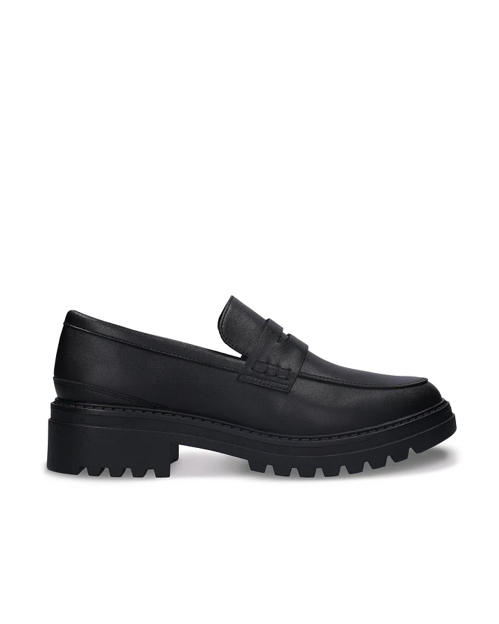 NAE Damen vegan Loafer Brenda Schwarz