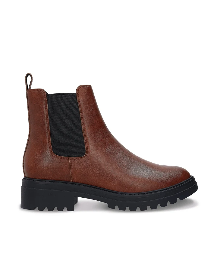 NAE Damen vegan Chelsea Stiefel Evie Braun