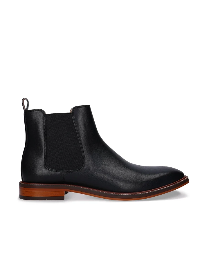 NAE Herren vegan Chelsea Stiefel Duncan Schwarz