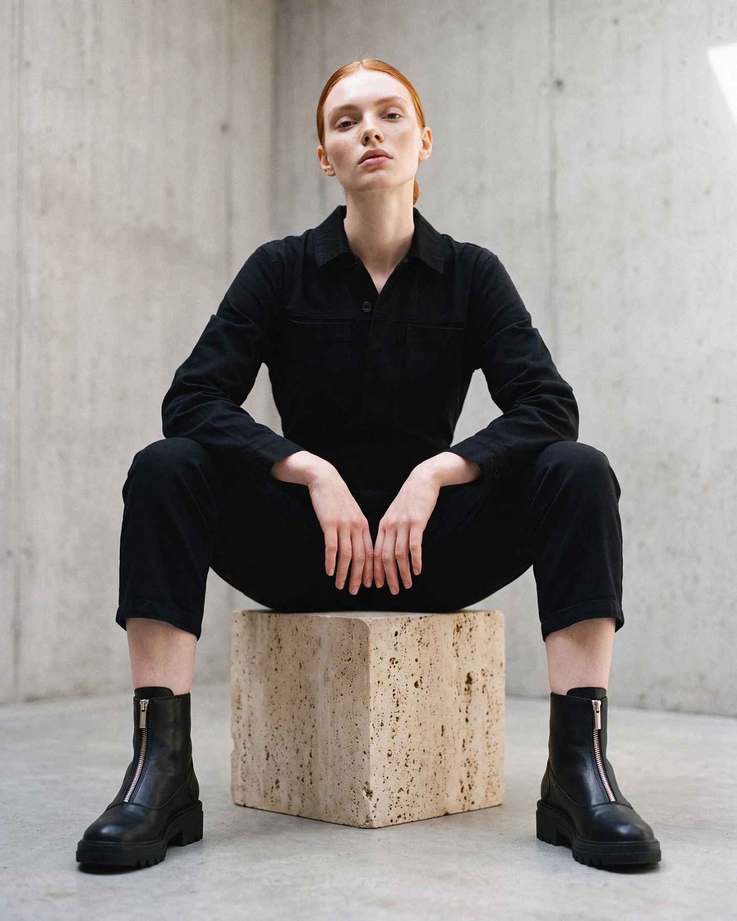 NAE Damen vegan Stiefeletten Becca In Schwarz – Ansicht 2