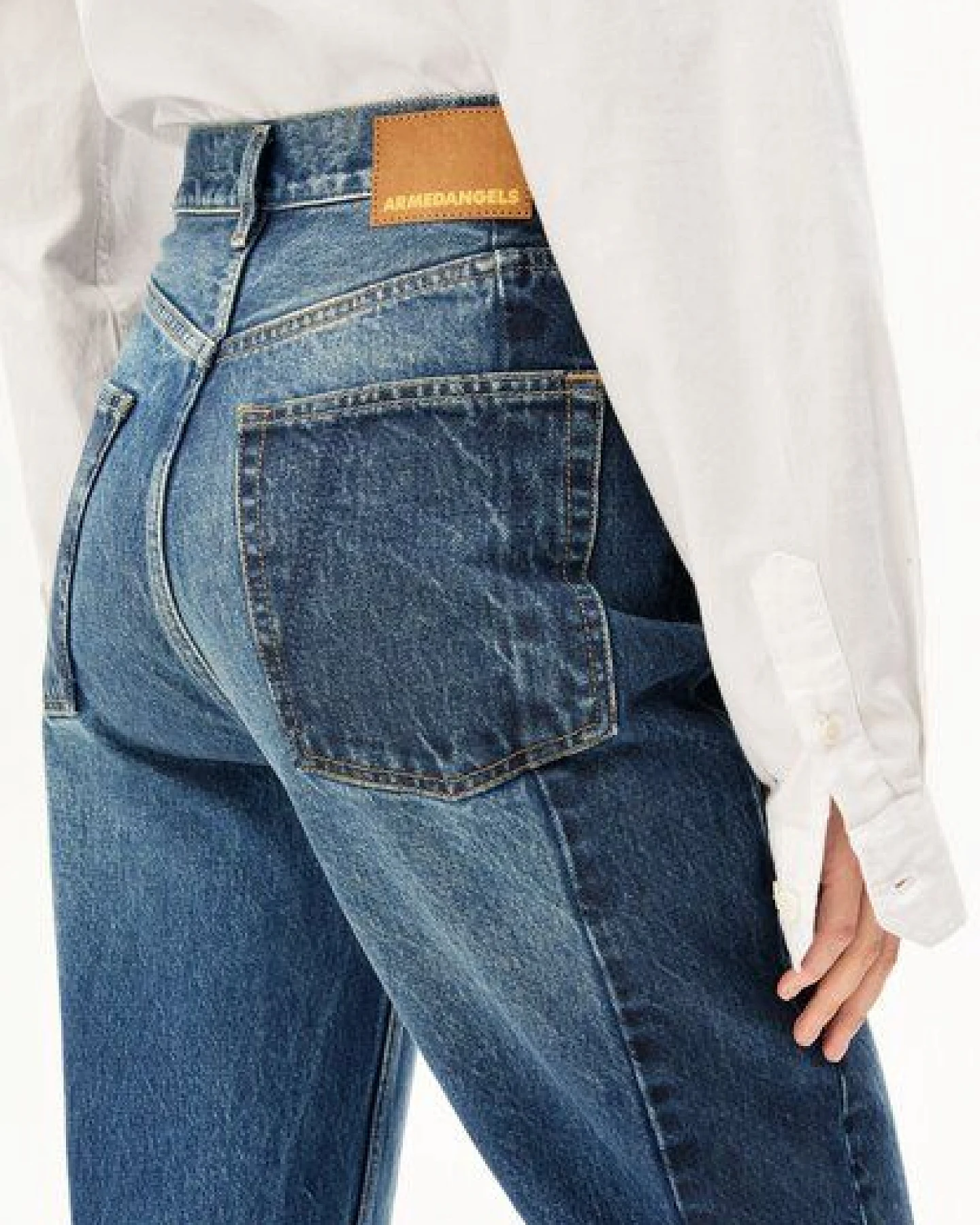 ARMEDANGELS AAIKALA Damen Jeans aus 100% Bio-Baumwolle – Ansicht 3