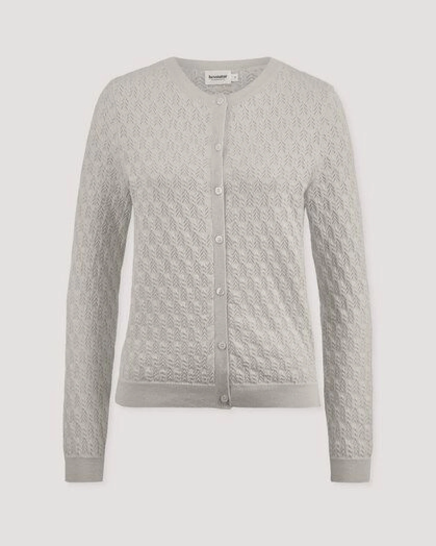hessnatur Strick Jacke Regular aus Bio-Baumwolle und Schurwolle – Ansicht 4