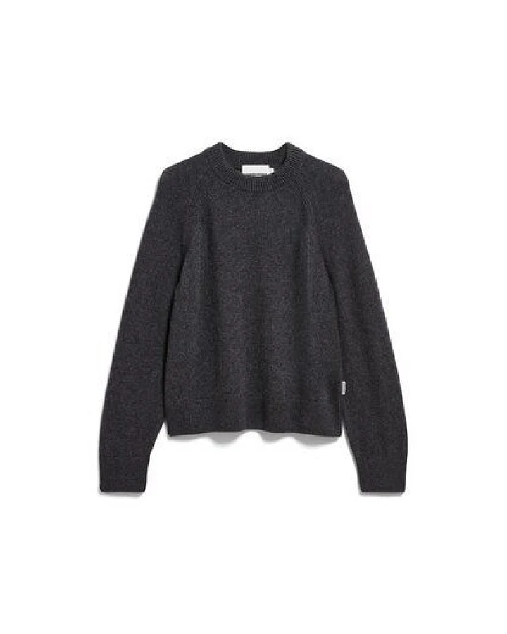 Produktseite: ARMEDANGELS WOOL CREW KNIT Damen Strickpullover aus Bio-Woll Mix (recycelt)