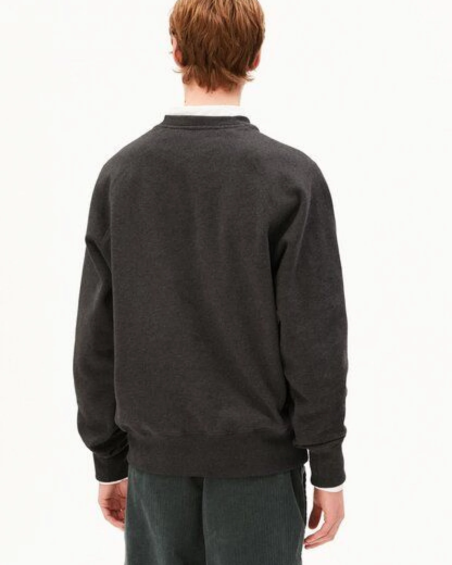 ARMEDANGELS ICONIC Å JOAAN MELANGE Herren Sweatshirt aus Bio-Baumwolle – Ansicht 2