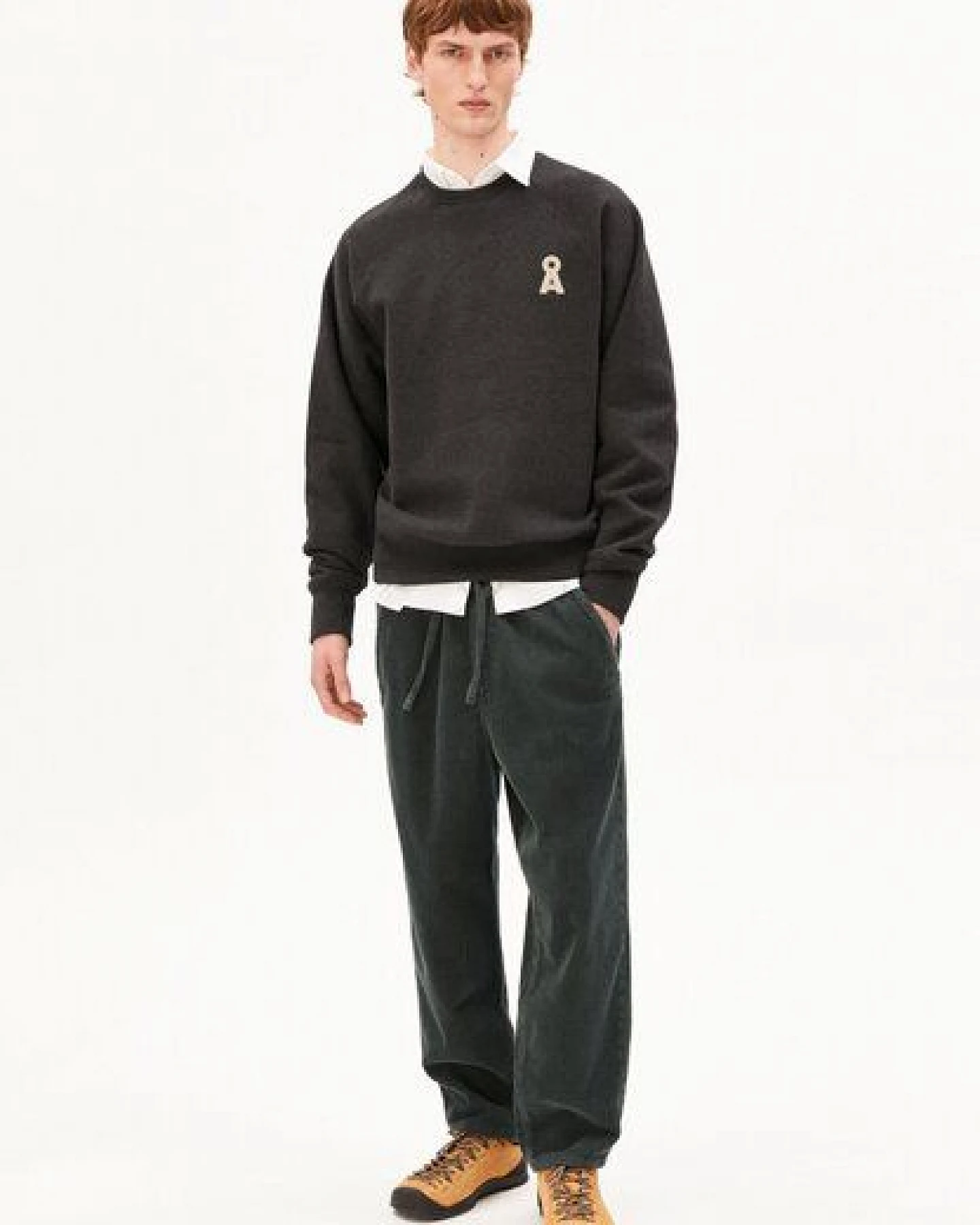 ARMEDANGELS ICONIC Å JOAAN MELANGE Herren Sweatshirt aus Bio-Baumwolle – Ansicht 4
