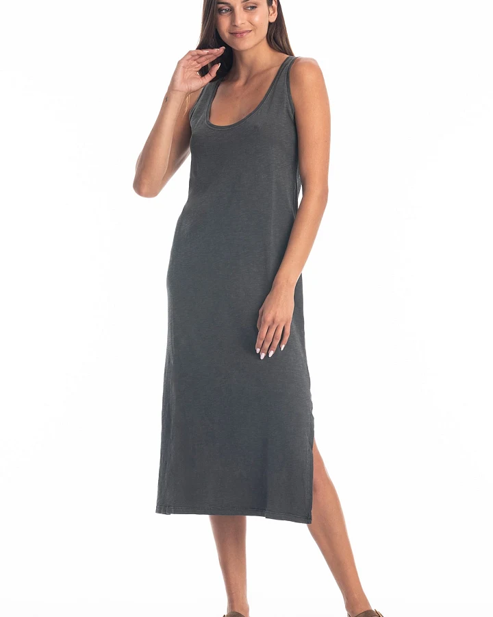 RAVENS VIEW IBIZA Damen vegan Kleid Demi Anthrazit
