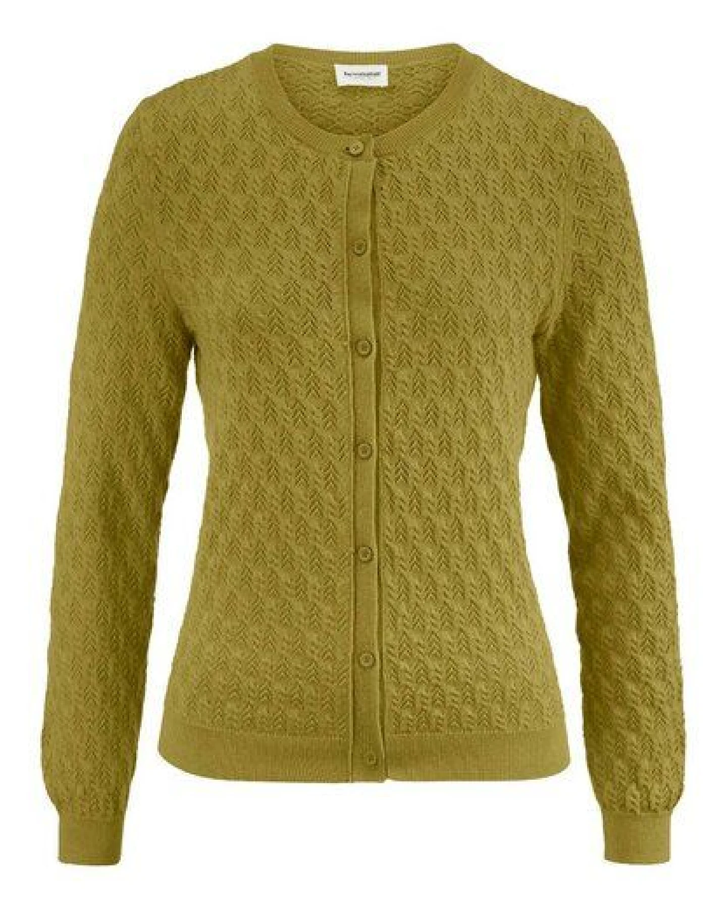hessnatur Strick Jacke Regular aus Bio-Baumwolle und Schurwolle – Ansicht 3