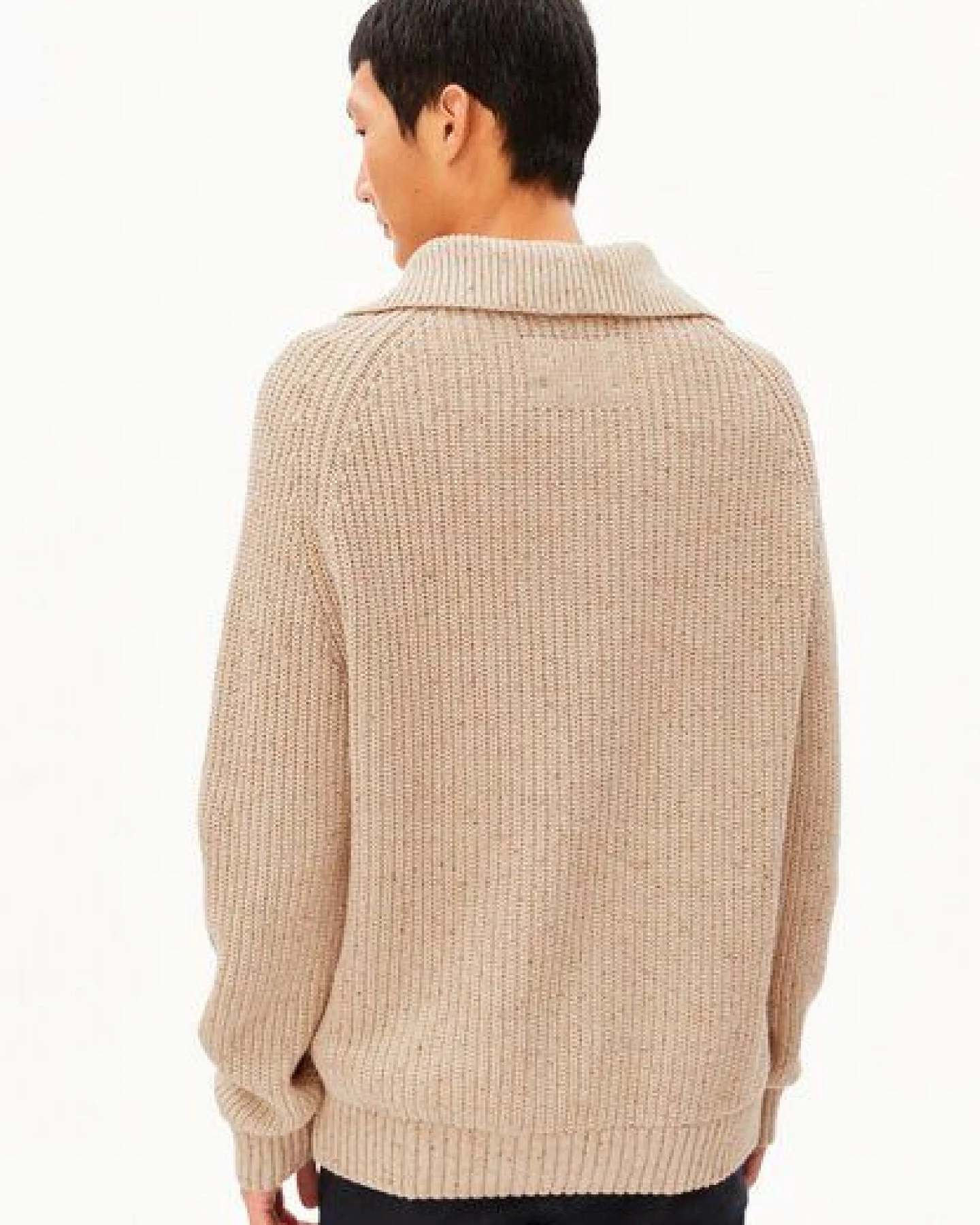 ARMEDANGELS TWEED Herren Strickjacke aus Bio-Baumwoll-Mix – Ansicht 2
