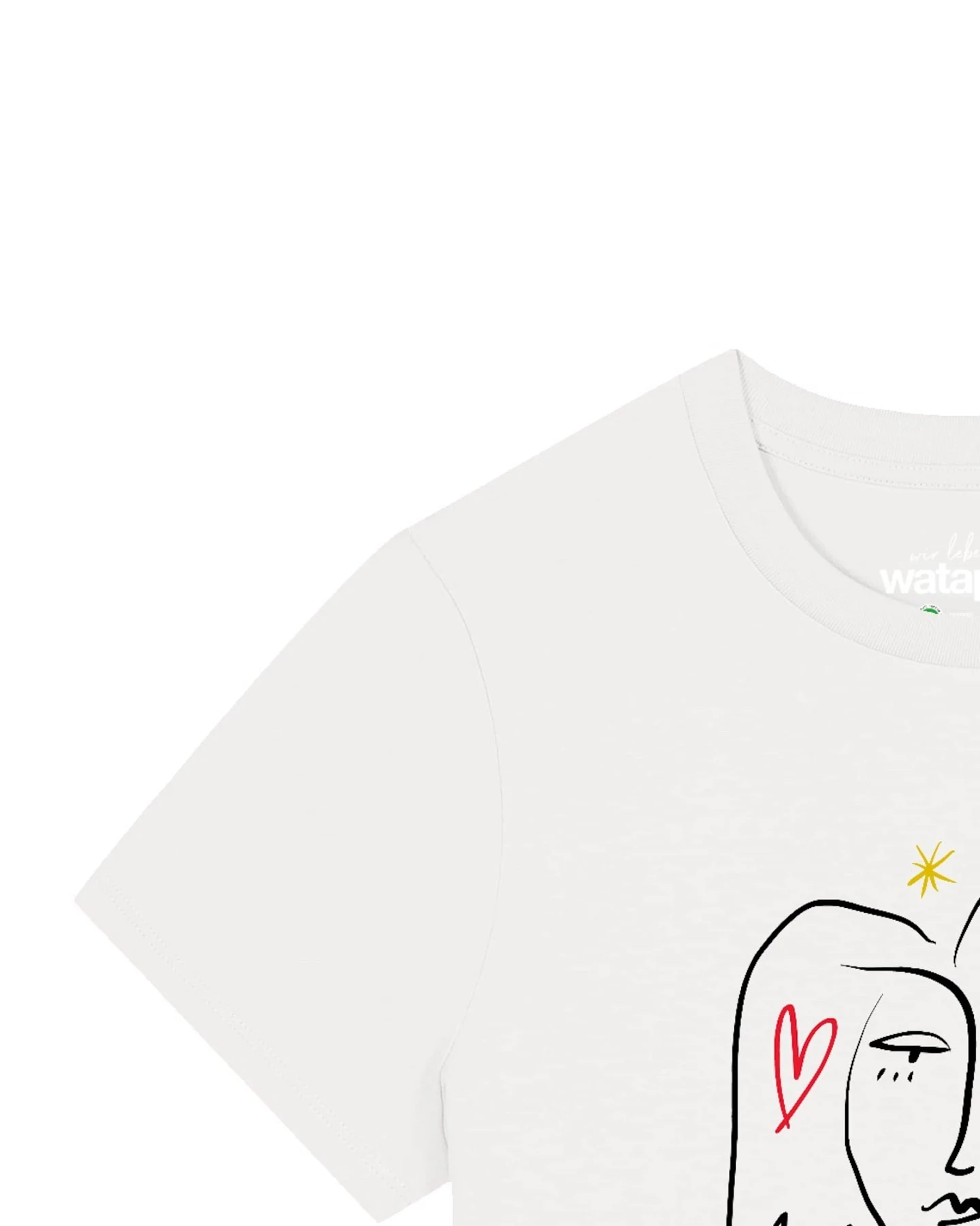 Watapparel T-Shirt Peace Love – Ansicht 3