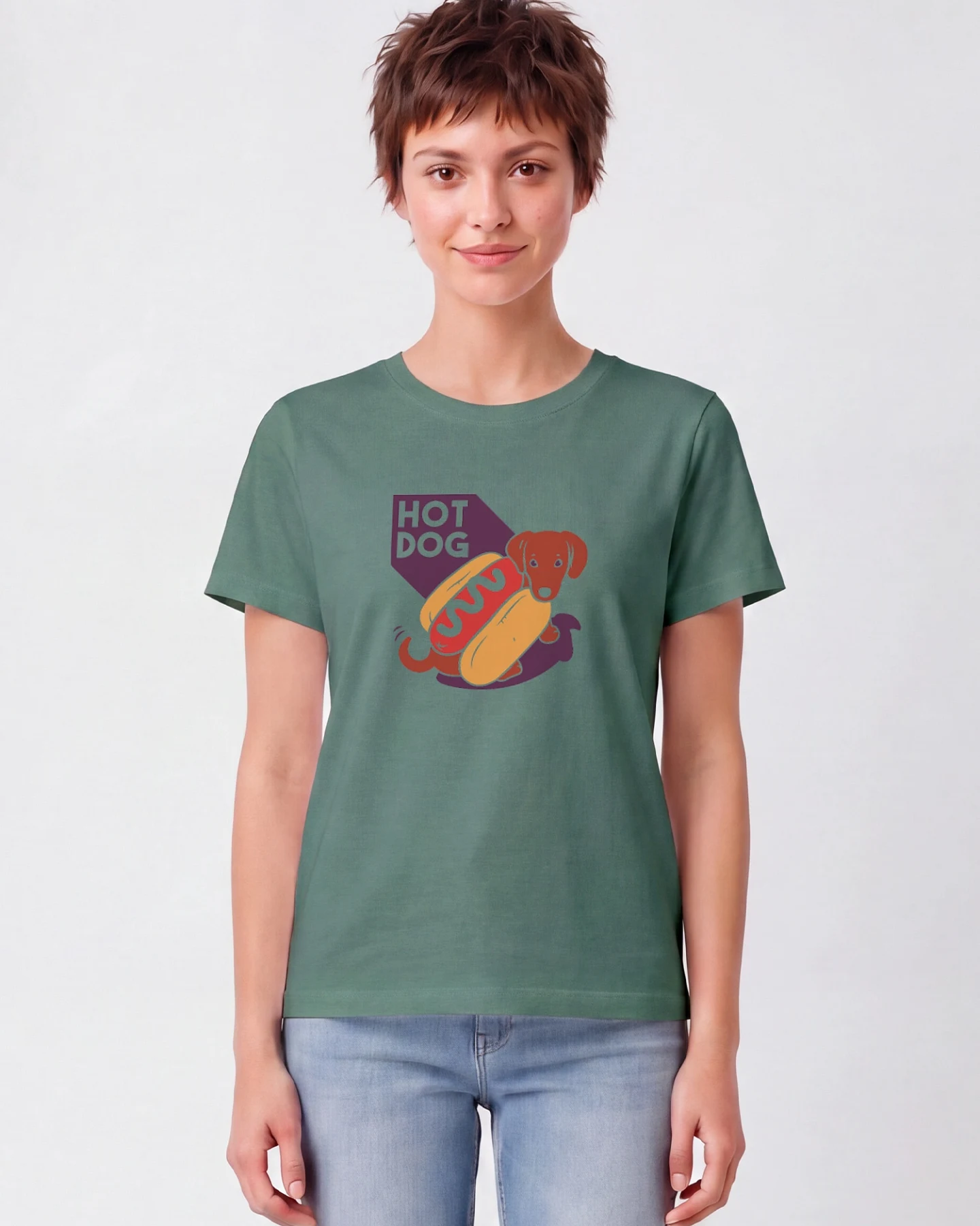 Watapparel T-Shirt Hot Dog – Ansicht 2