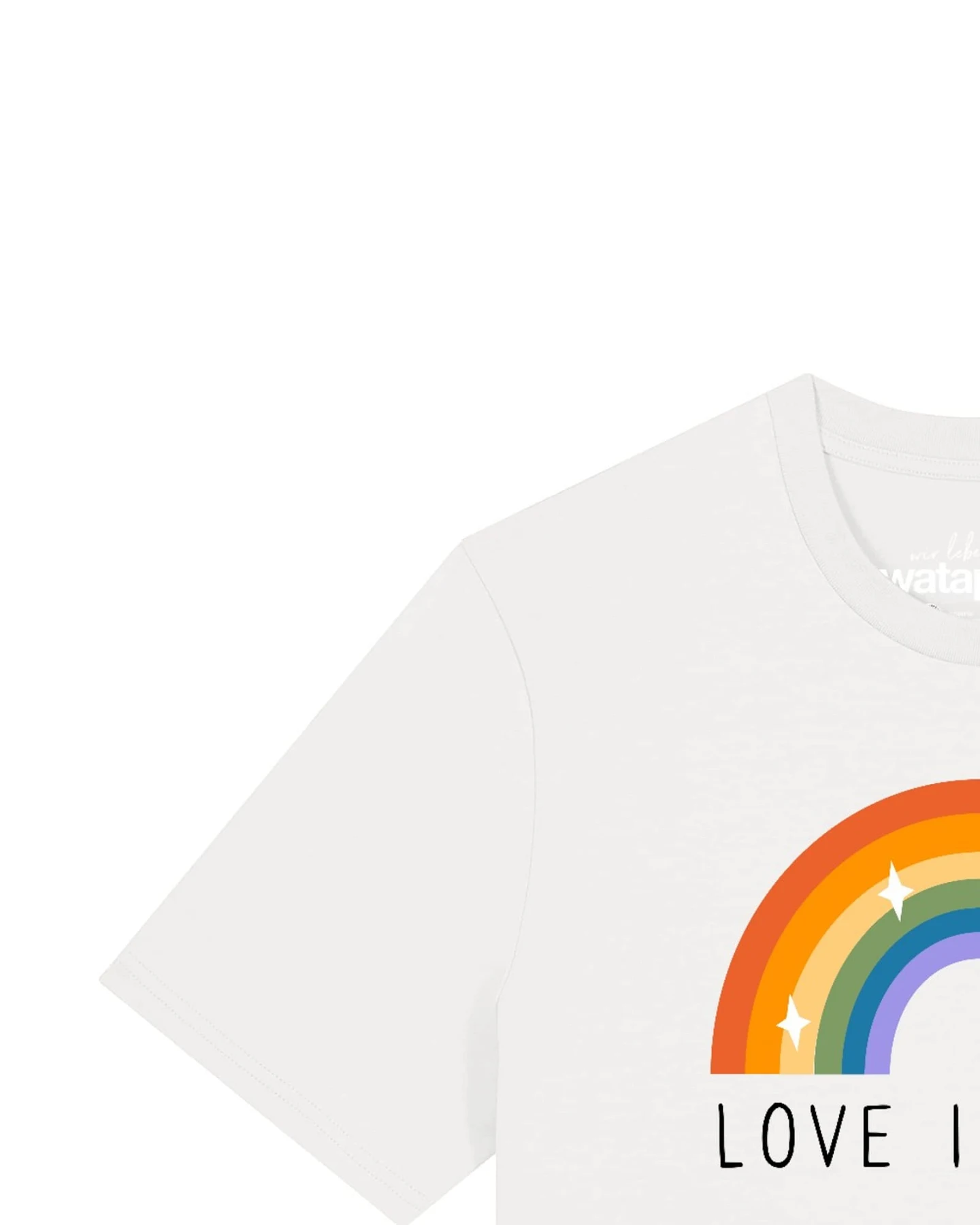 Watapparel T-Shirt Love is Love – Ansicht 3