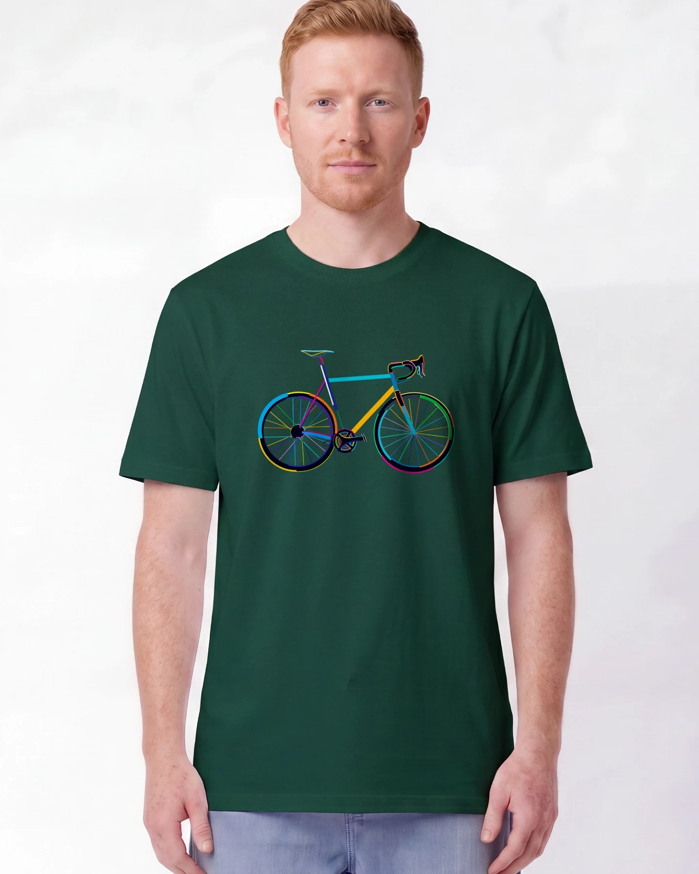 Watapparel T-Shirt Fahrrad by night – Ansicht 2