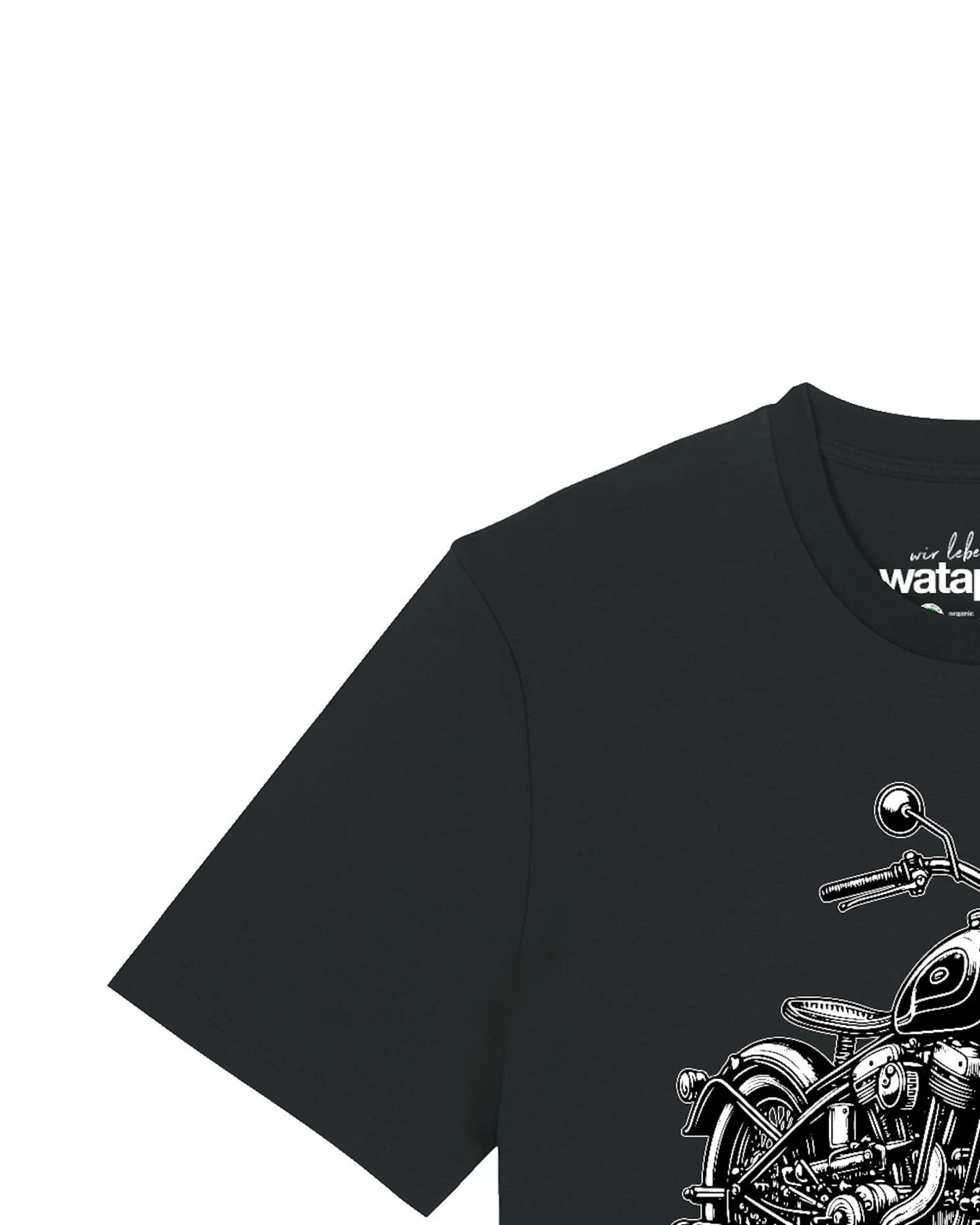Watapparel T-Shirt Classic Motorrad – Ansicht 3