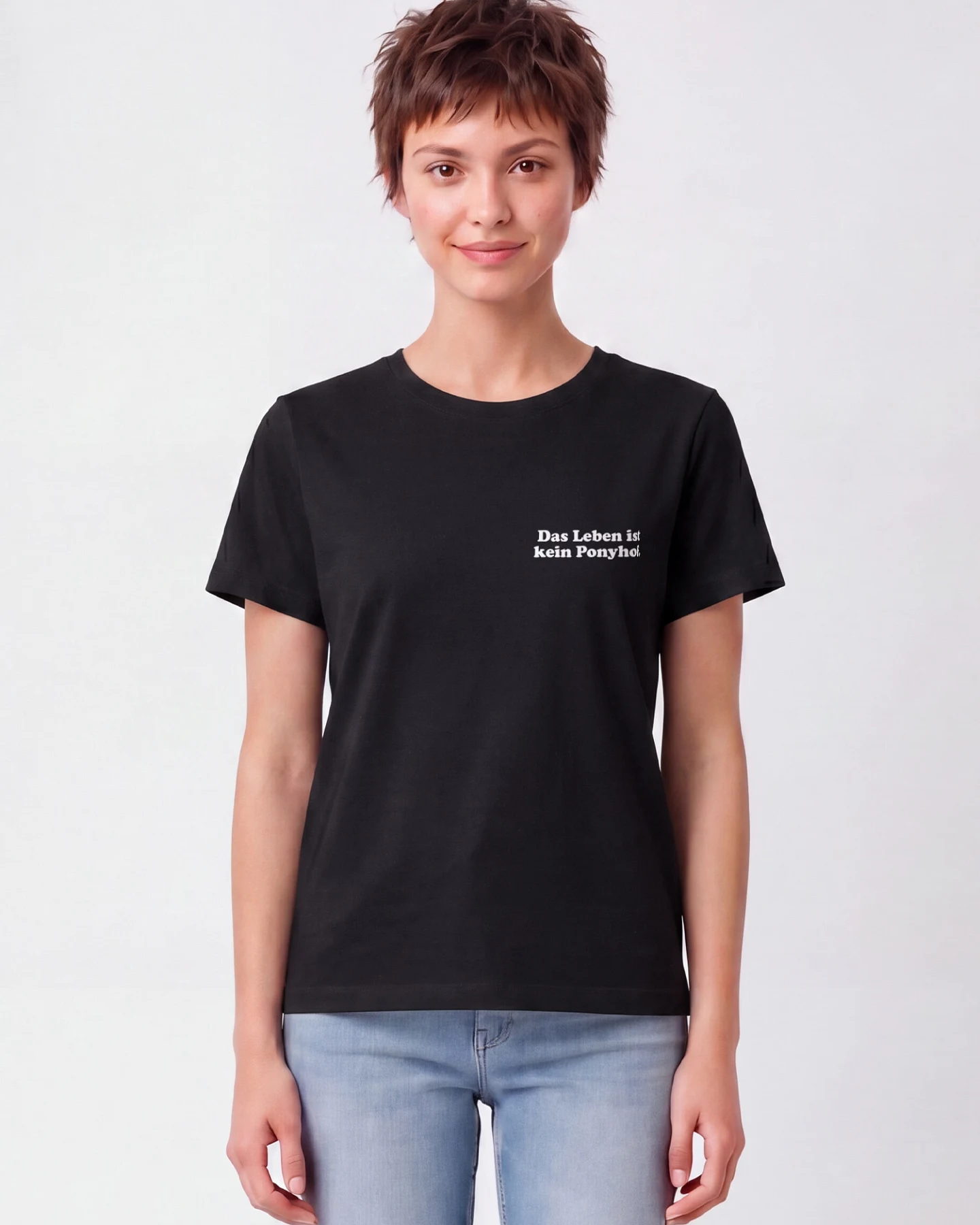 Watapparel T-Shirt Das Leben ist kein Ponyhof – Ansicht 2