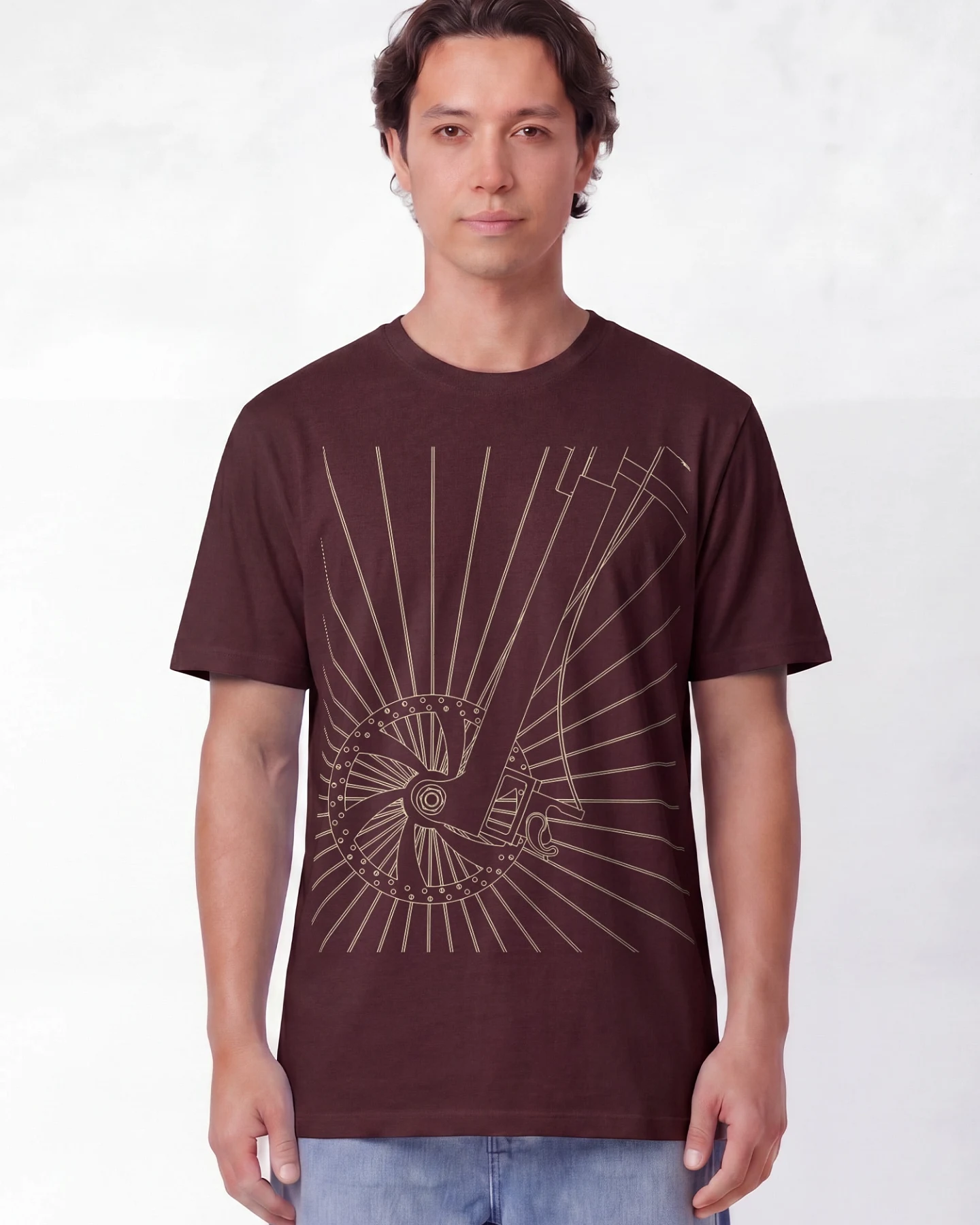Watapparel T-Shirt Fahrradspeichen – Ansicht 2