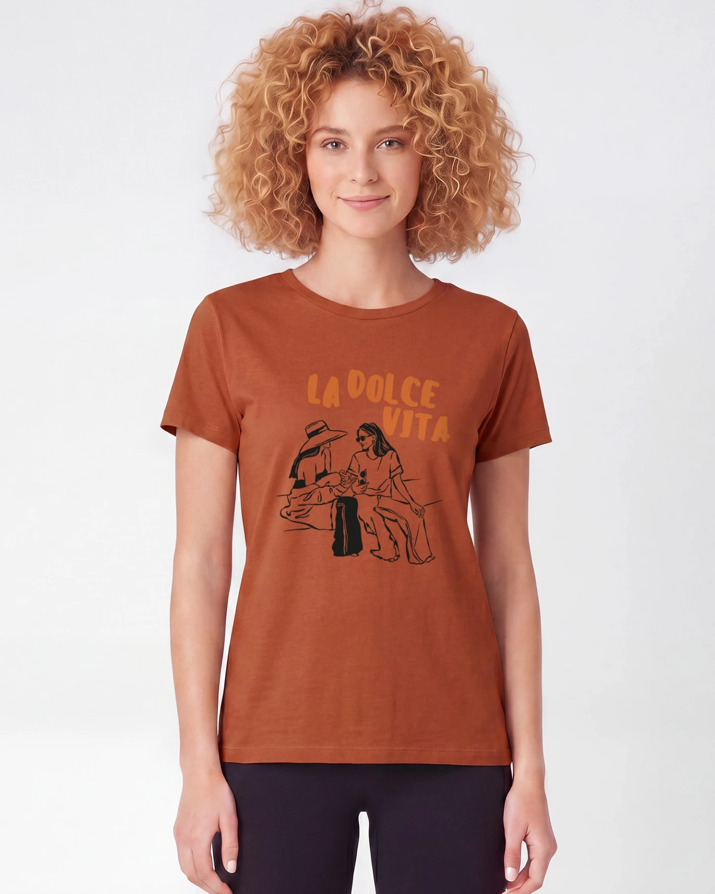 Watapparel T-Shirt La dolce vita – Ansicht 2