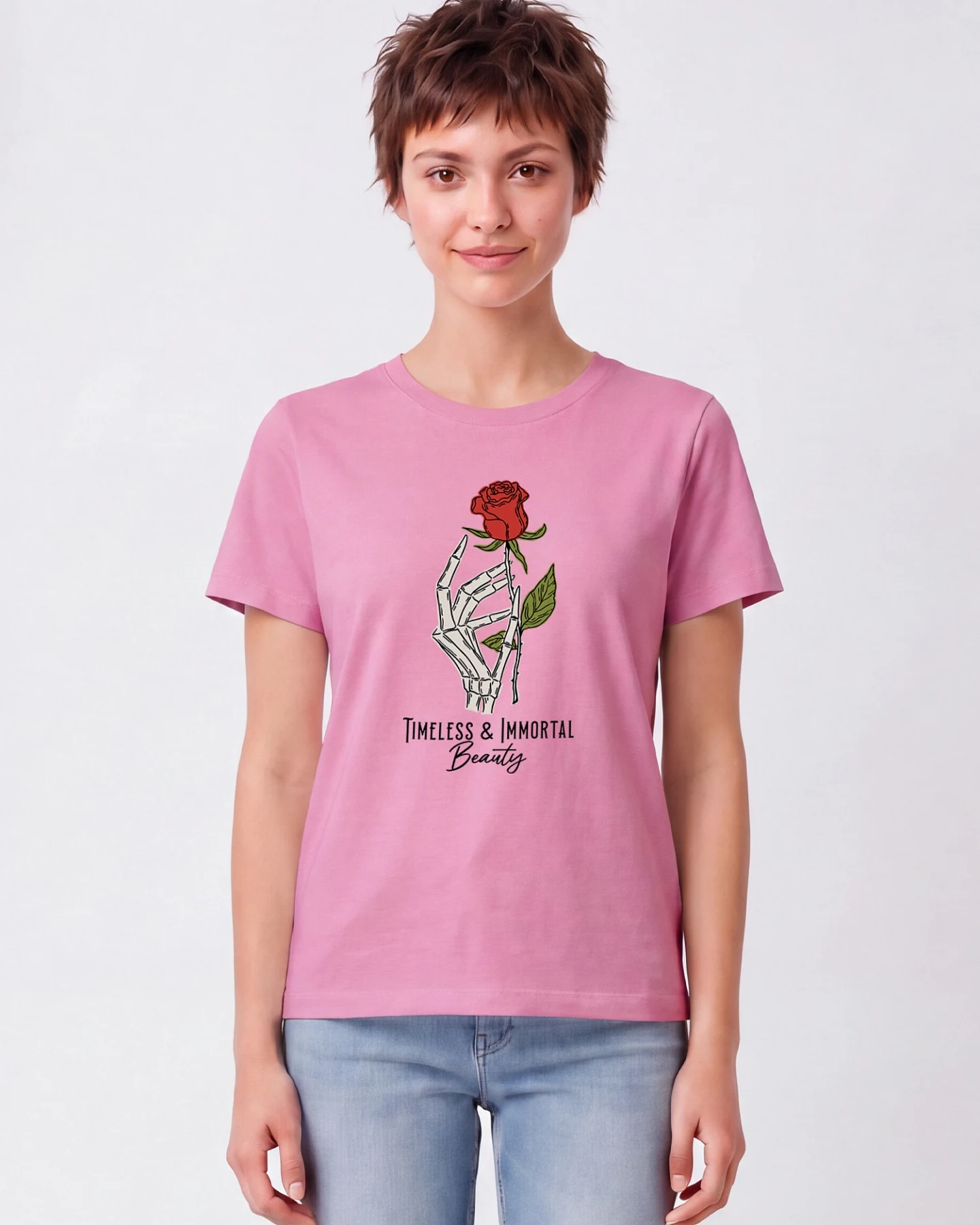 Watapparel T-Shirt Timeless Immortal Beauty – Ansicht 2