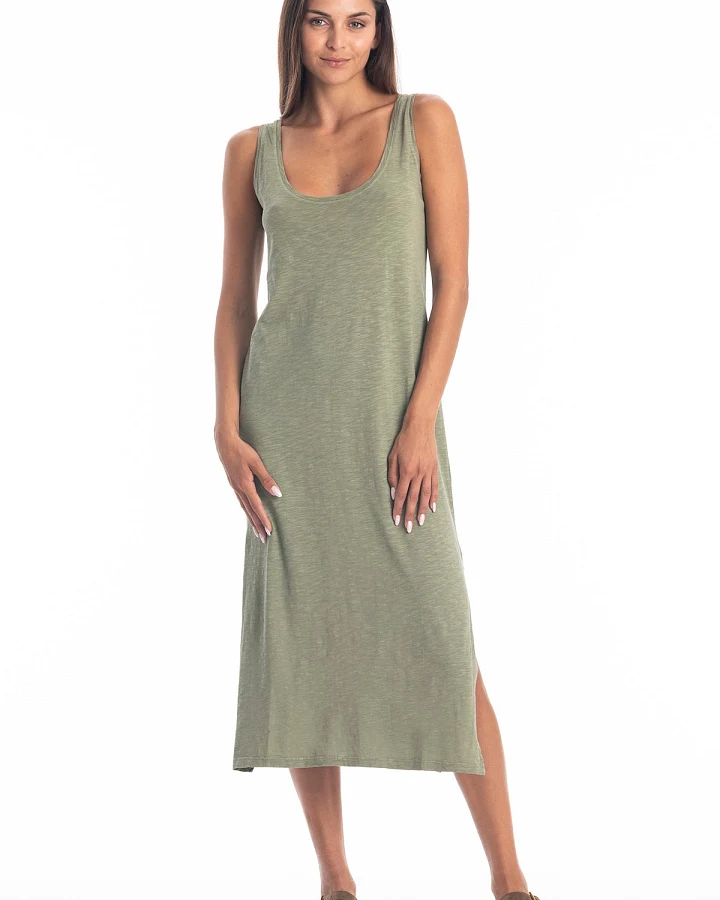 RAVENS VIEW IBIZA Damen vegan Kleid Demi Khaki