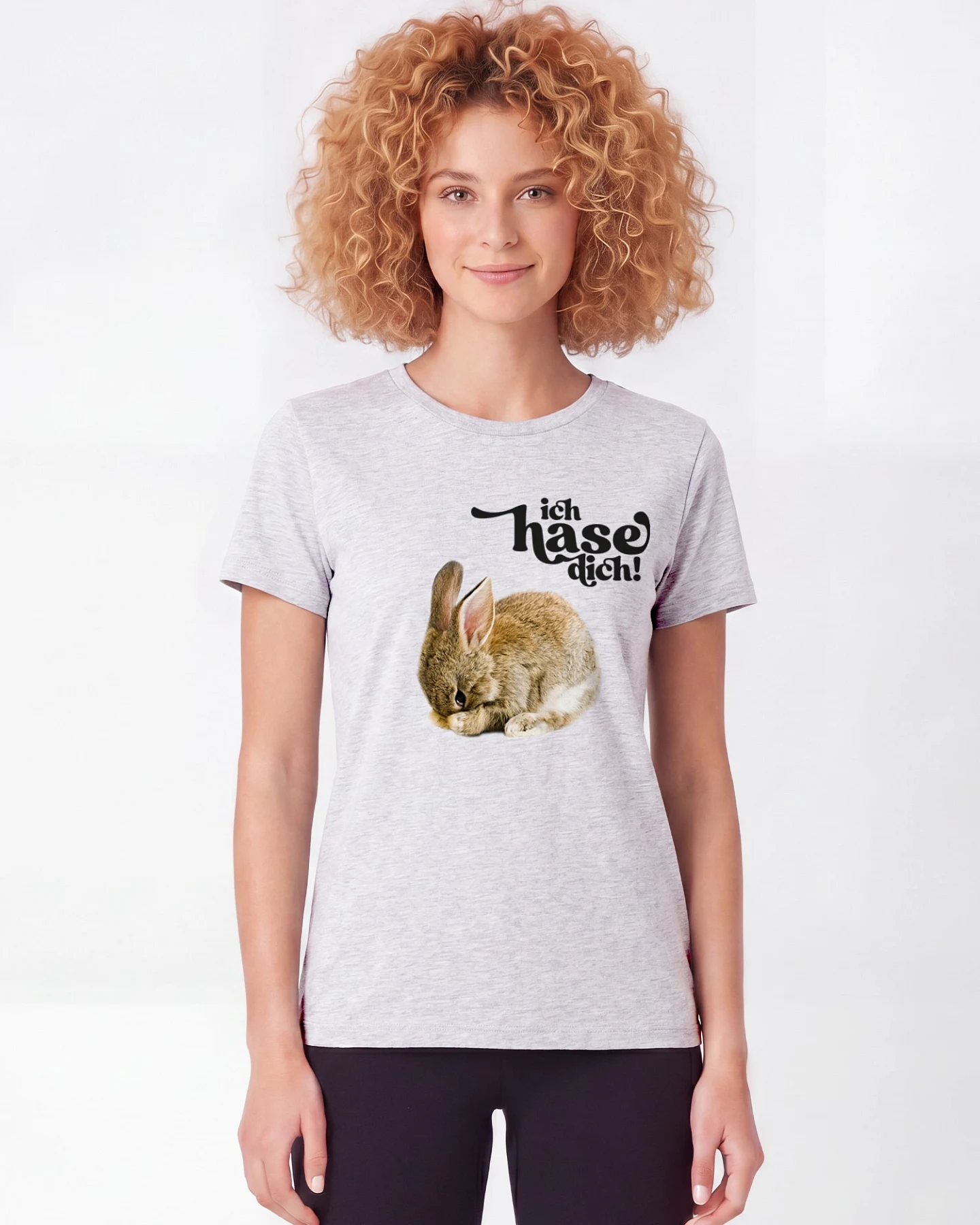 Watapparel T-Shirt Ich hase dich! – Ansicht 2