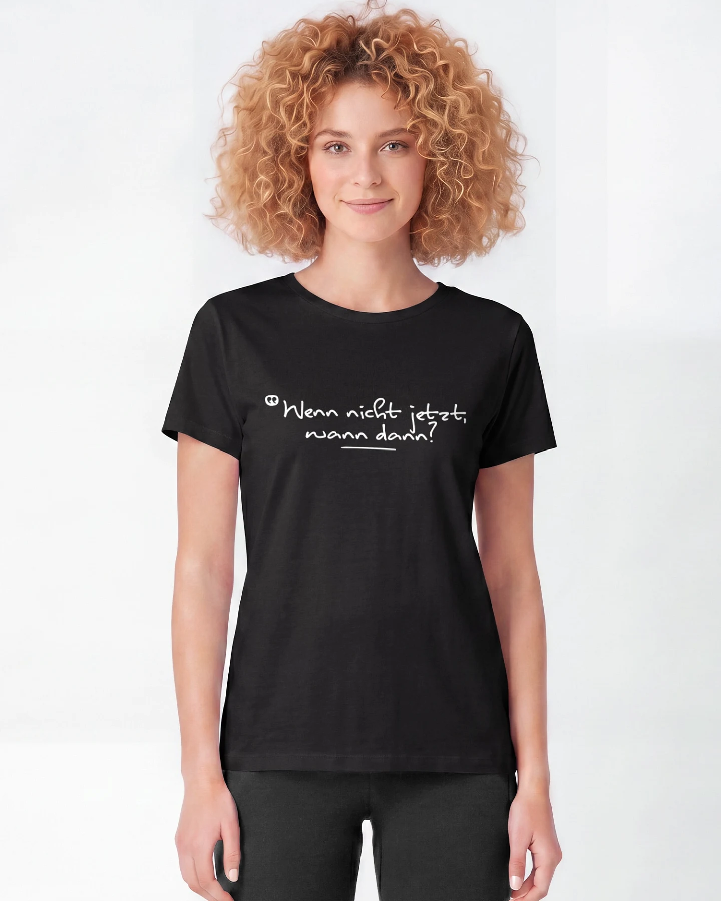 Watapparel T-Shirt Wenn nicht jetzt wann dann – Ansicht 2