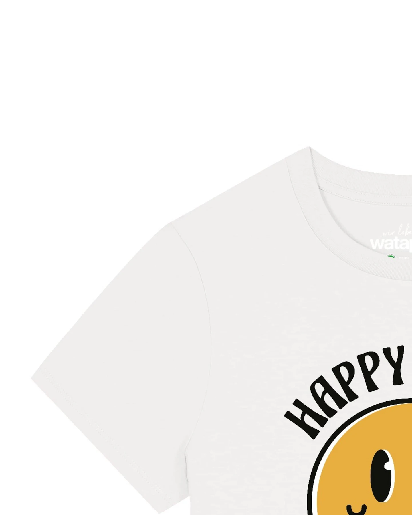 Watapparel T-Shirt Happy times smiley emoji – Ansicht 3