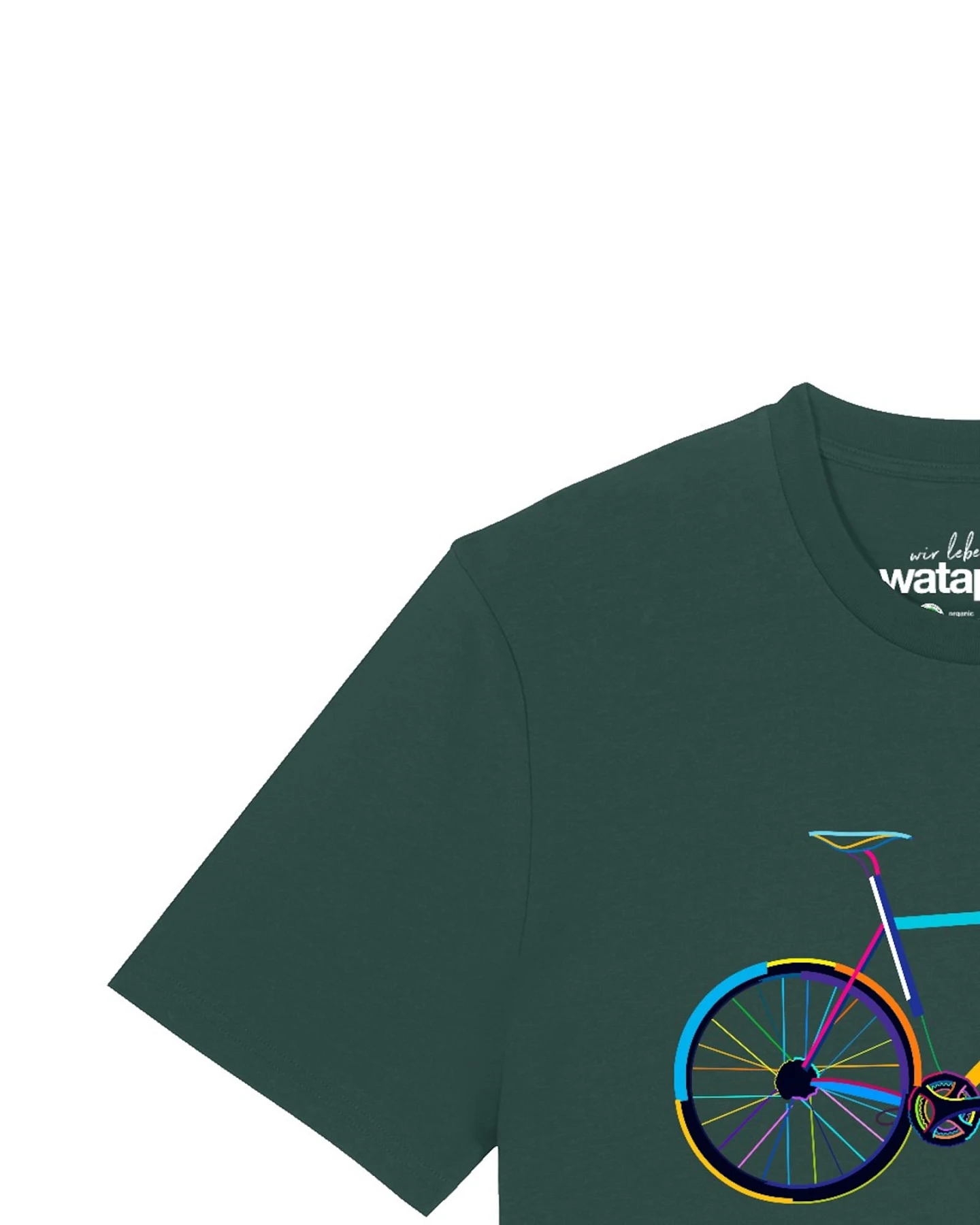 Watapparel T-Shirt Fahrrad by night – Ansicht 3