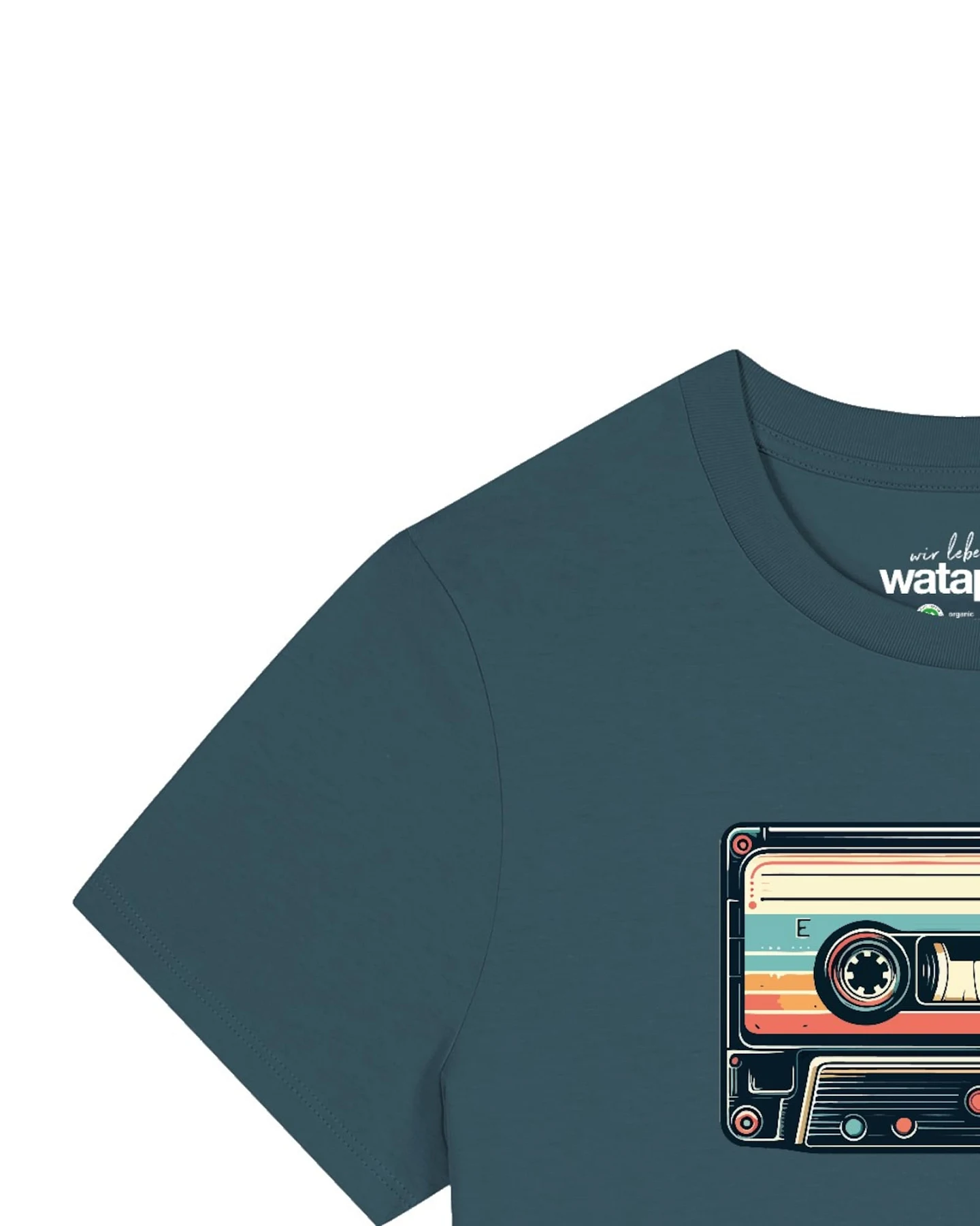 Watapparel T-Shirt Retro Kassette – Ansicht 3
