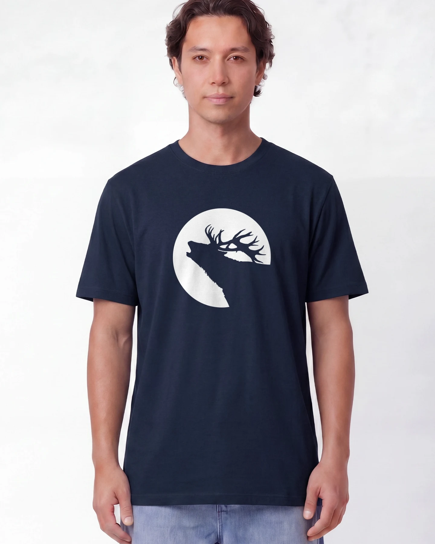 Watapparel T-Shirt Röhrender Hirsch – Ansicht 2
