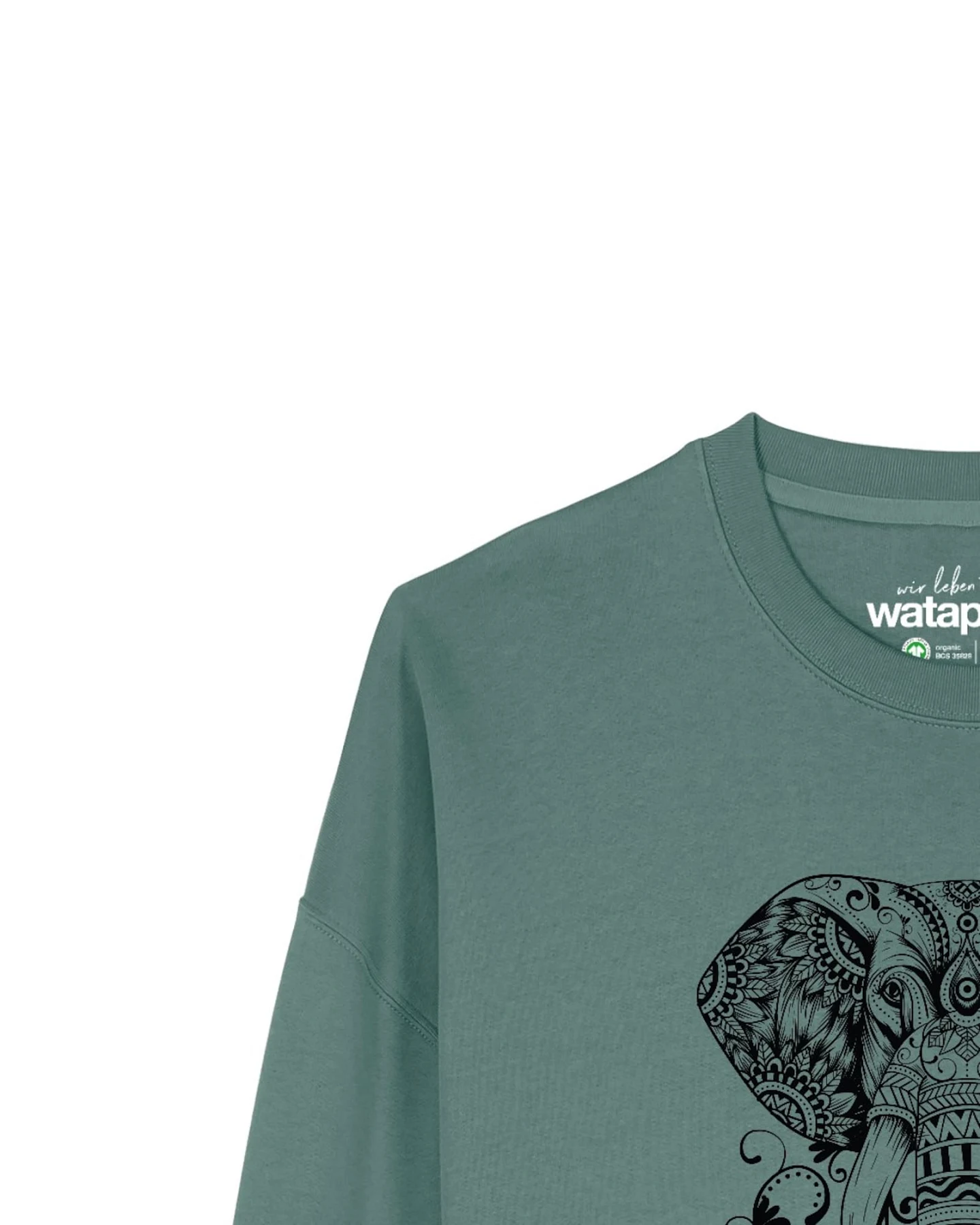 Watapparel Sweatshirt Mandala Elephant – Ansicht 3