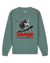 Produktseite: Watapparel Sweatshirt Savage cat