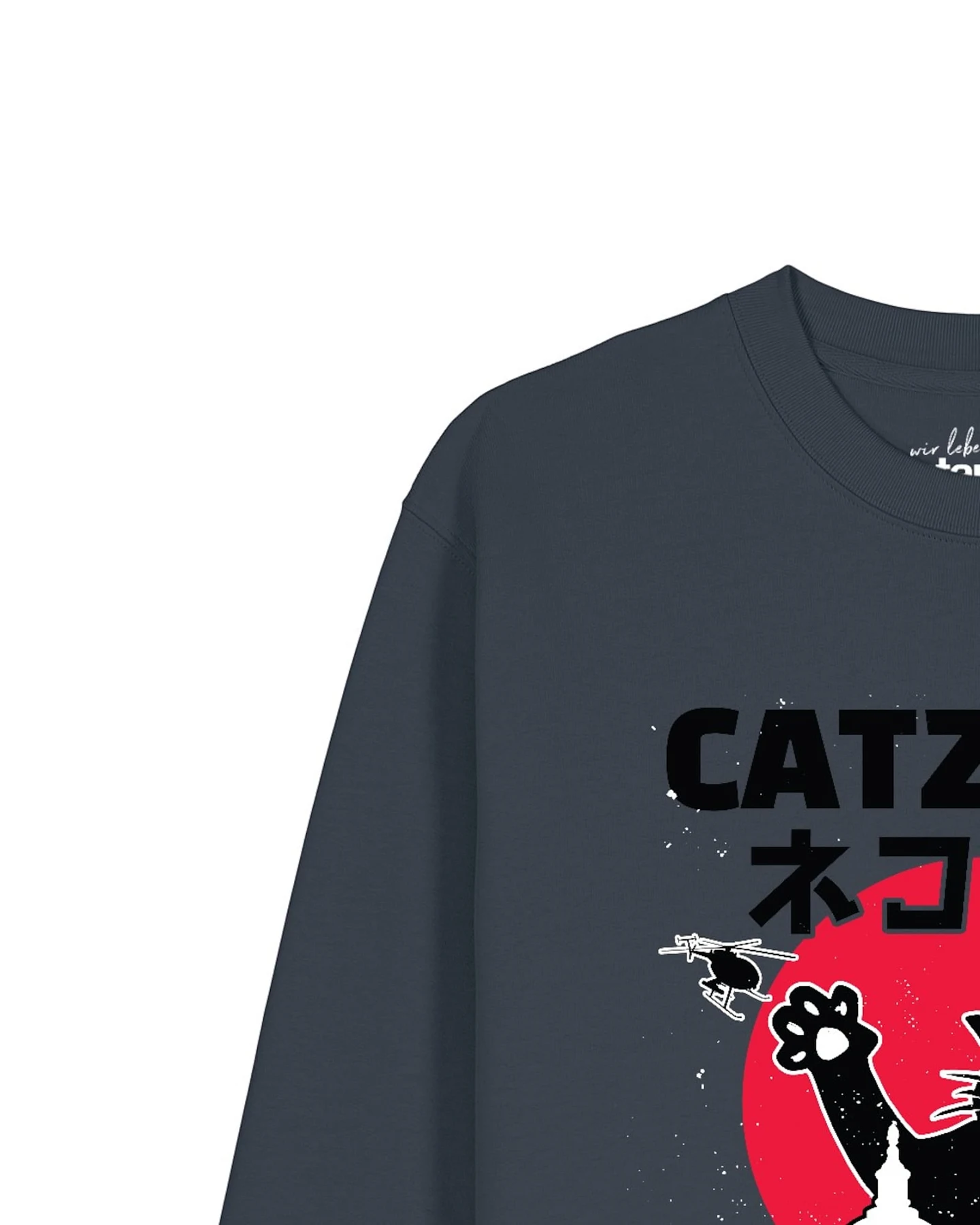 Watapparel Sweatshirt Catzilla – Ansicht 3