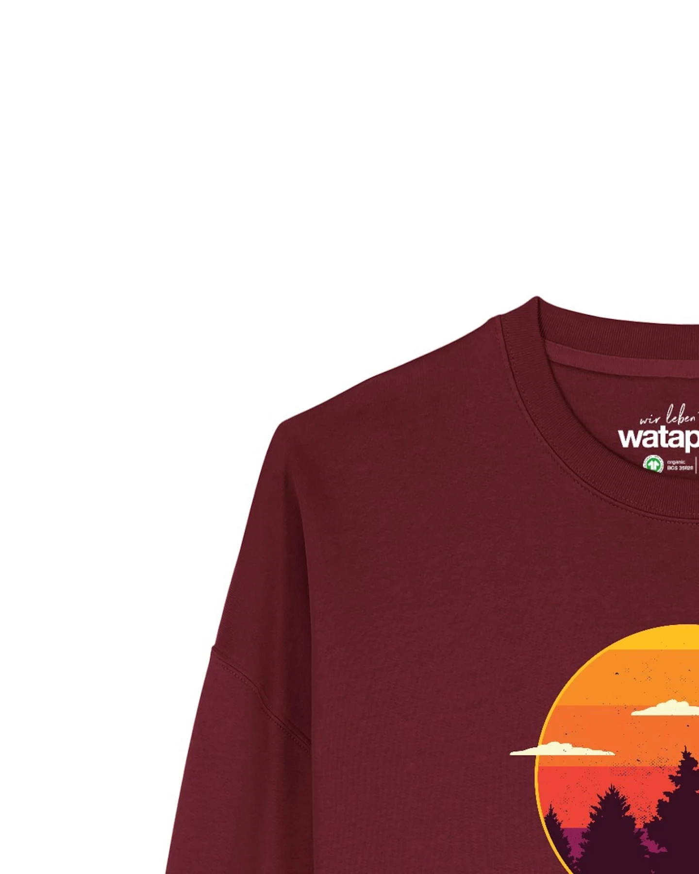 Watapparel Sweatshirt Sunset forest – Ansicht 3