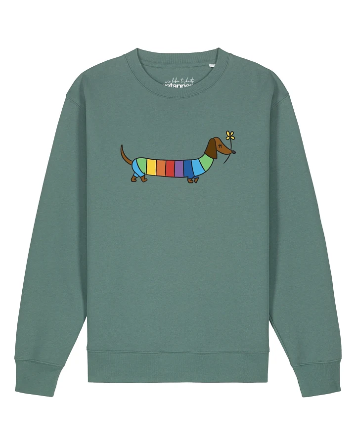 Watapparel Sweatshirt Regenbogen Dackel