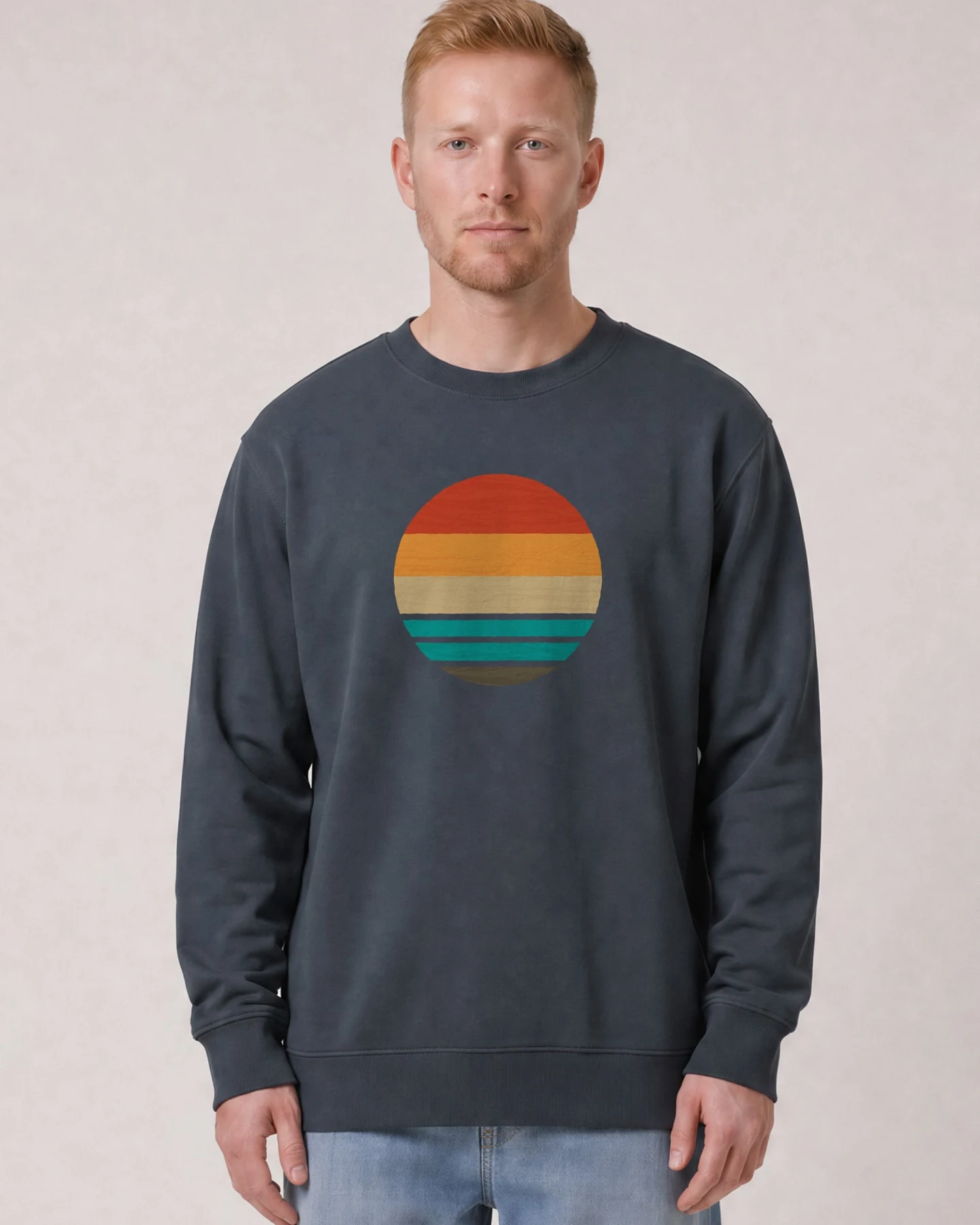 Watapparel Sweatshirt Retro Sunset Ocean – Ansicht 2