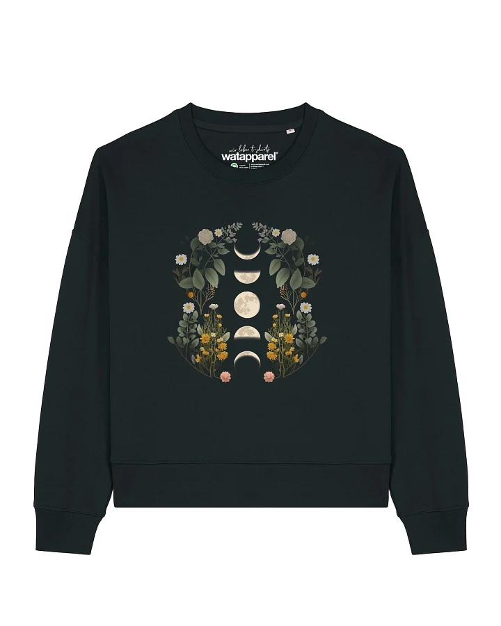 Watapparel Sweatshirt Moonphases & Flowers