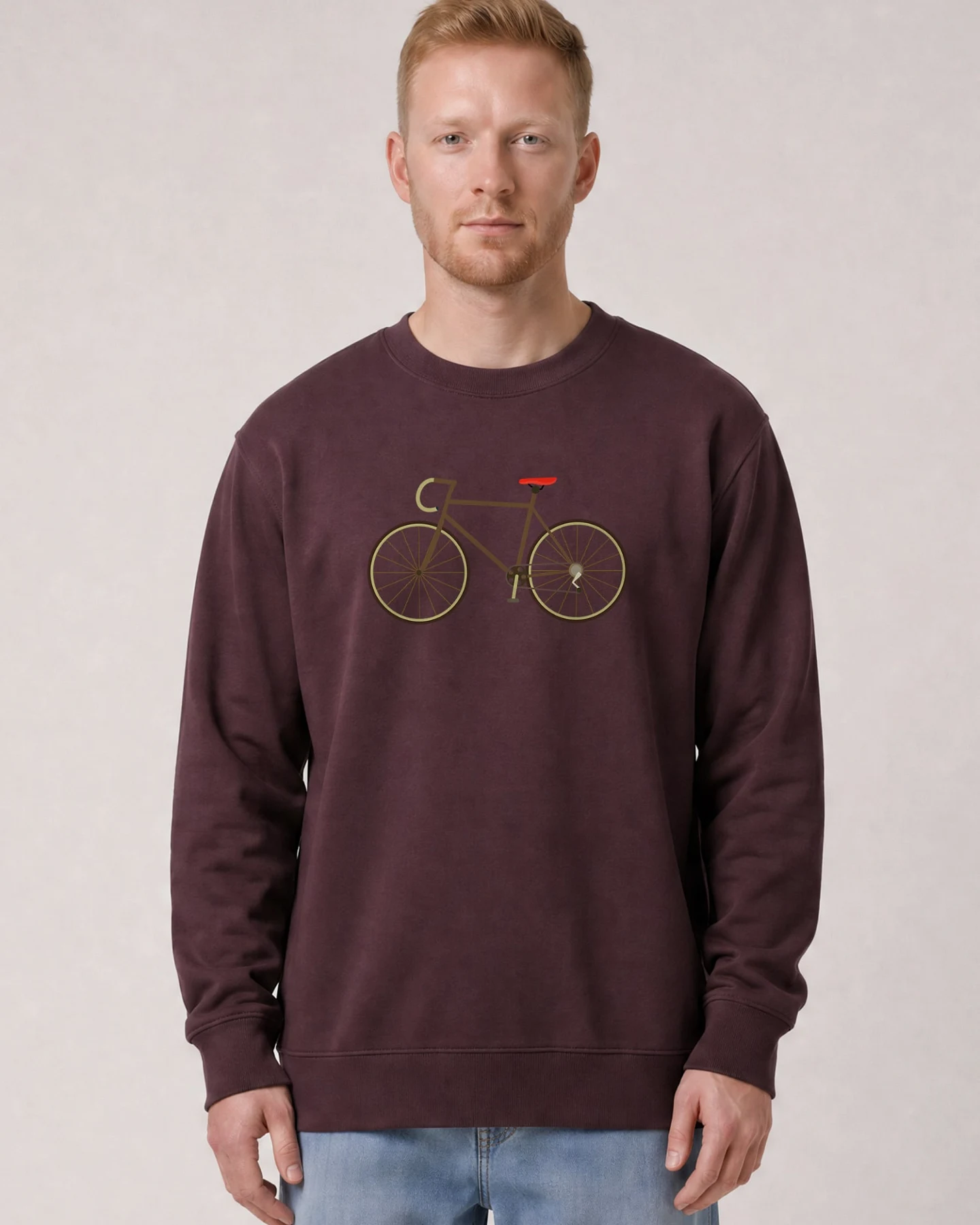 Watapparel Sweatshirt Fahrrad – Ansicht 2