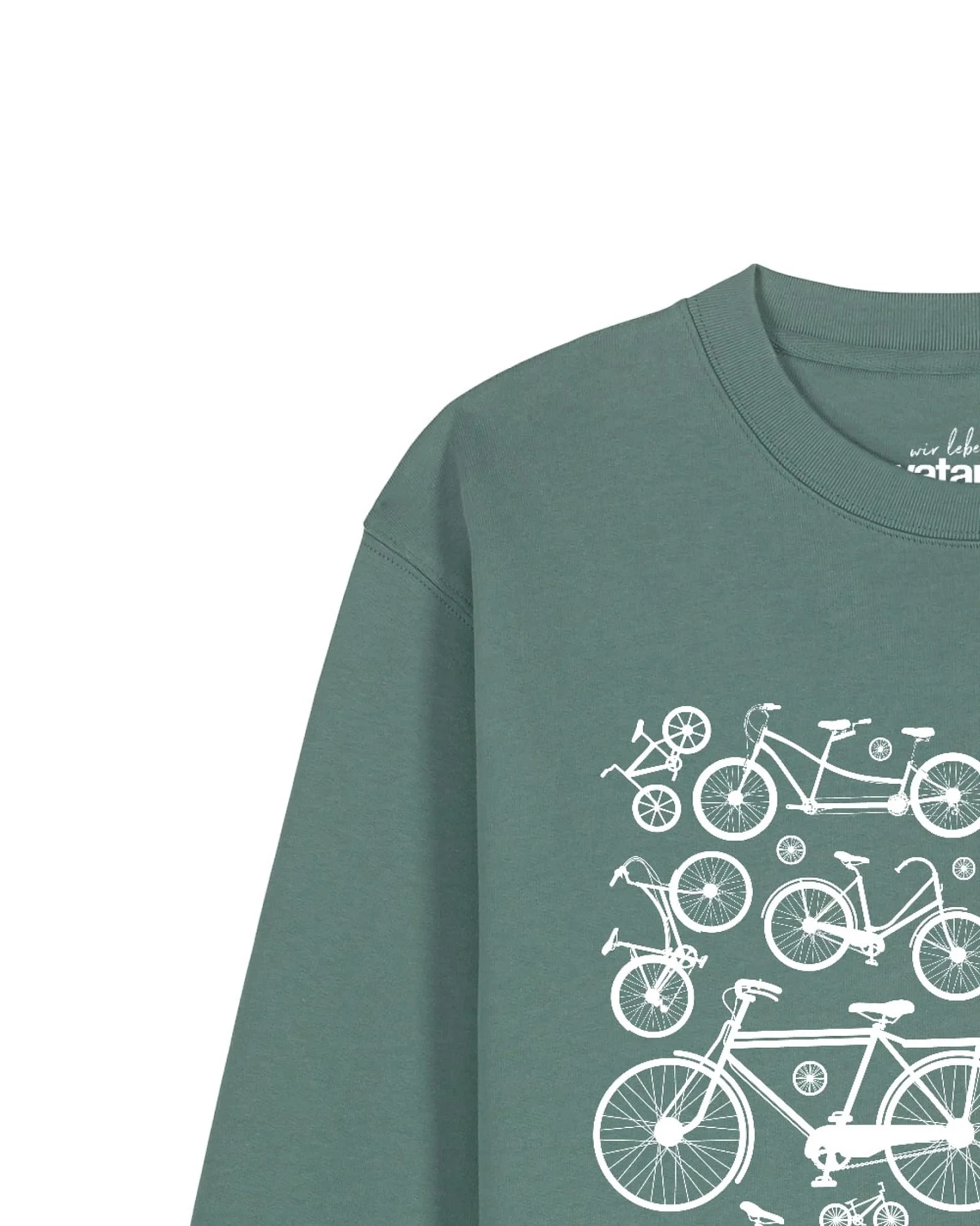 Watapparel Sweatshirt Fahrräder – Ansicht 3