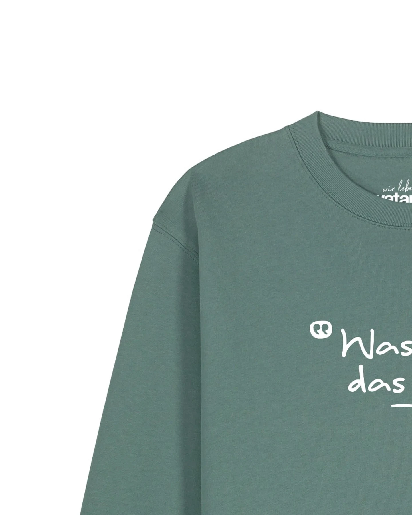 Watapparel Sweatshirt Was muss das muss – Ansicht 3