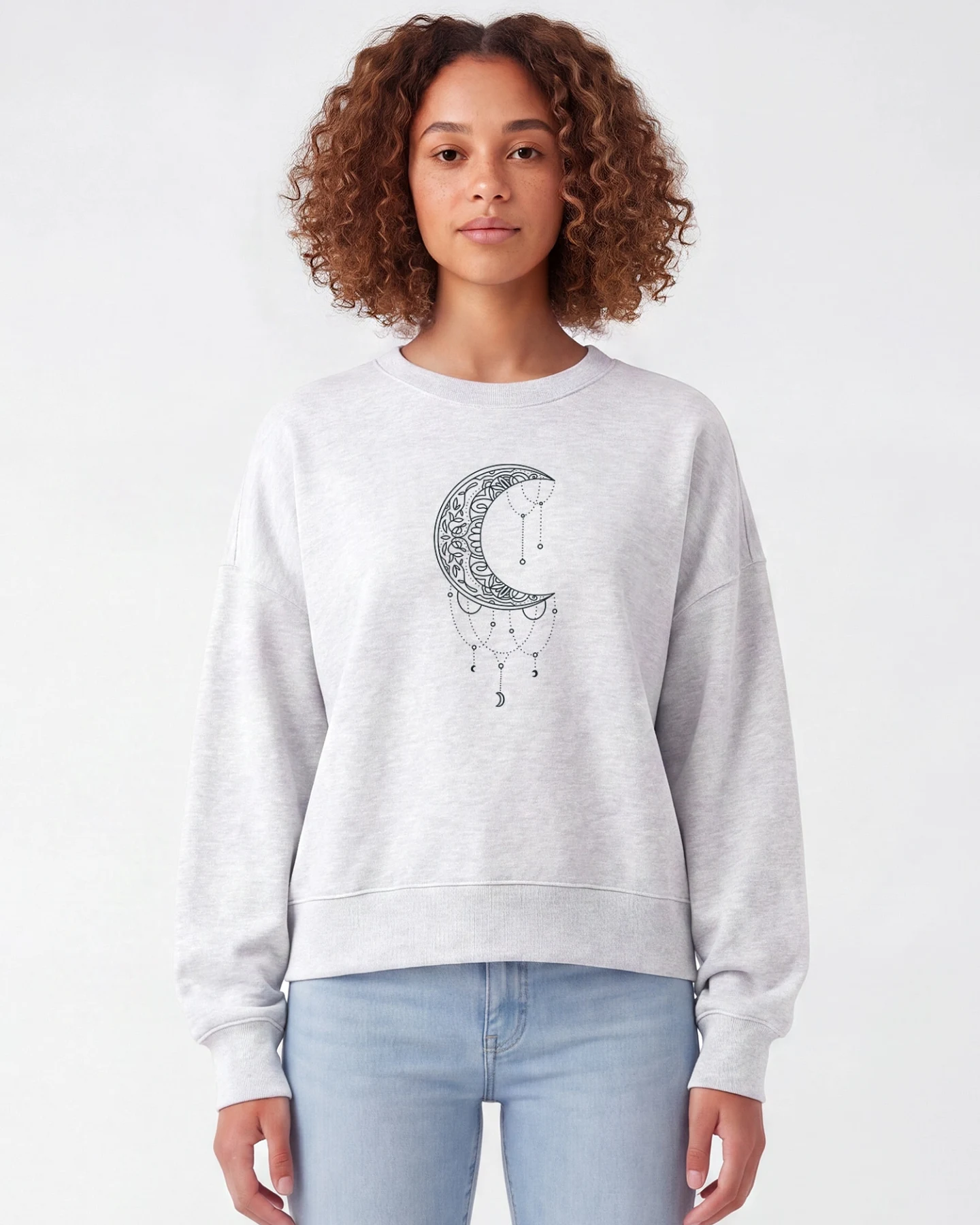 Watapparel Sweatshirt Mandala Moon – Ansicht 2