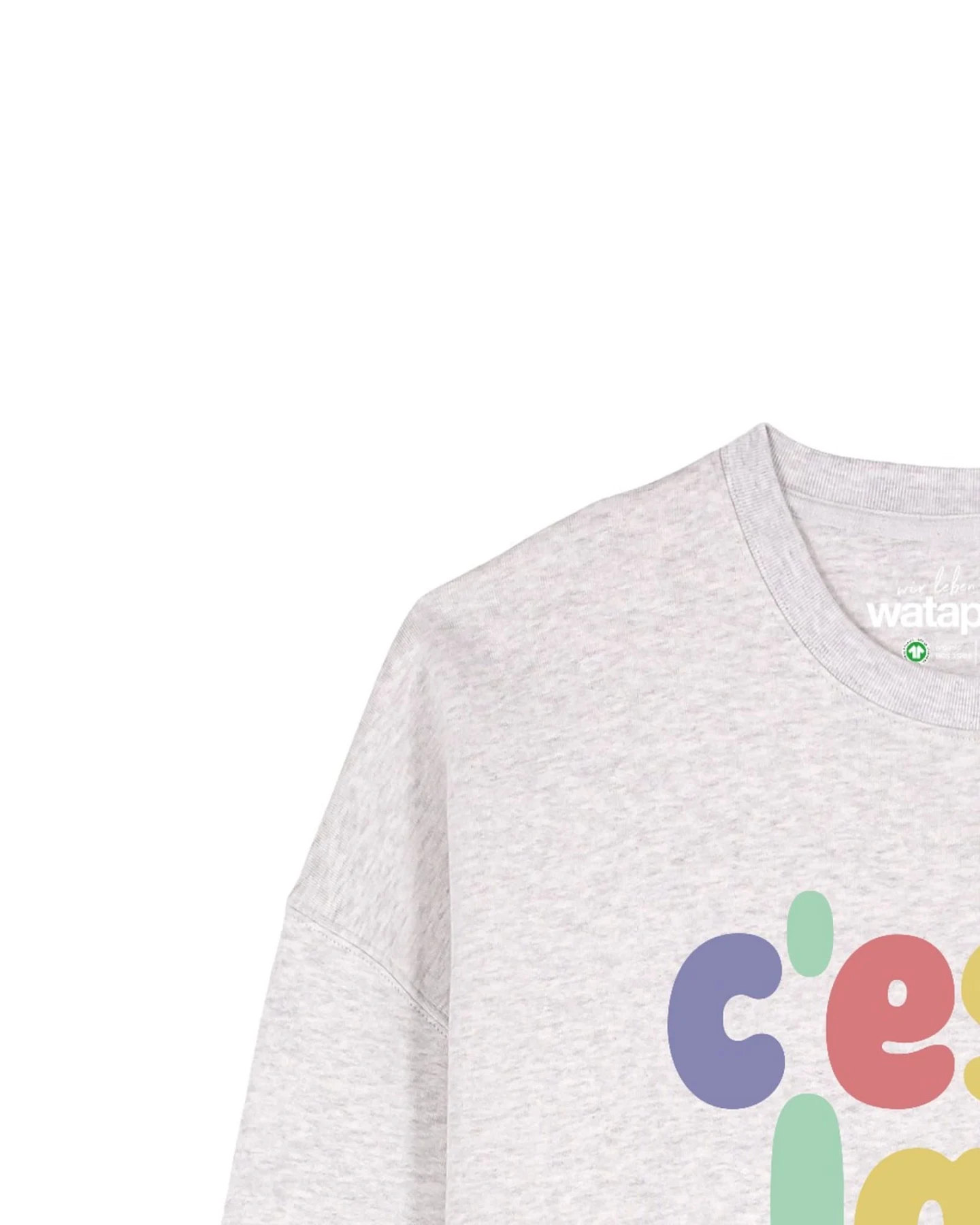 Watapparel Sweatshirt Cest la vie – Ansicht 3