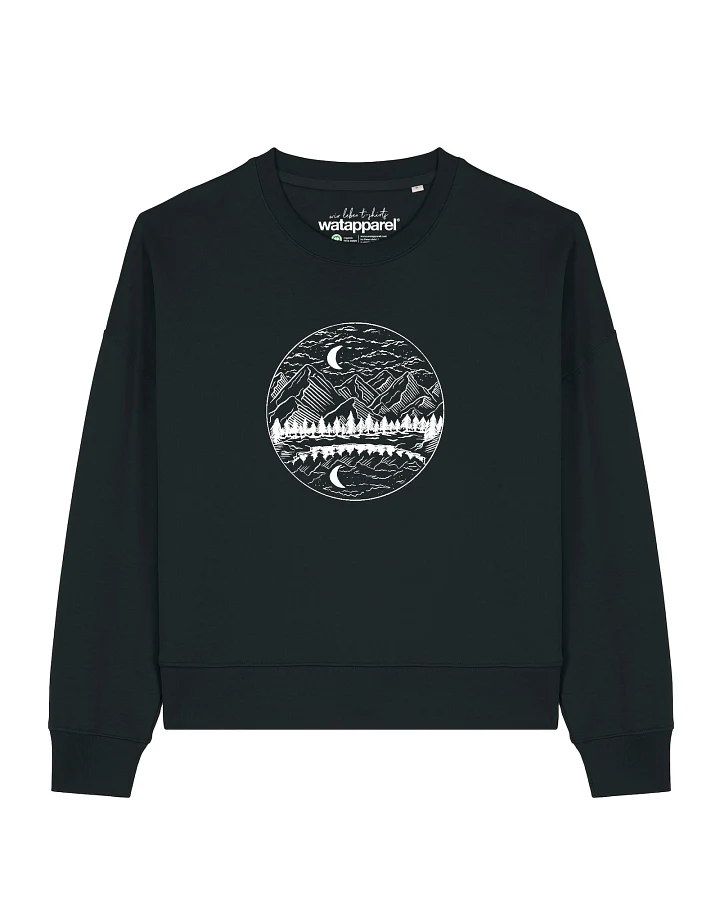 Watapparel Sweatshirt Mountains by night