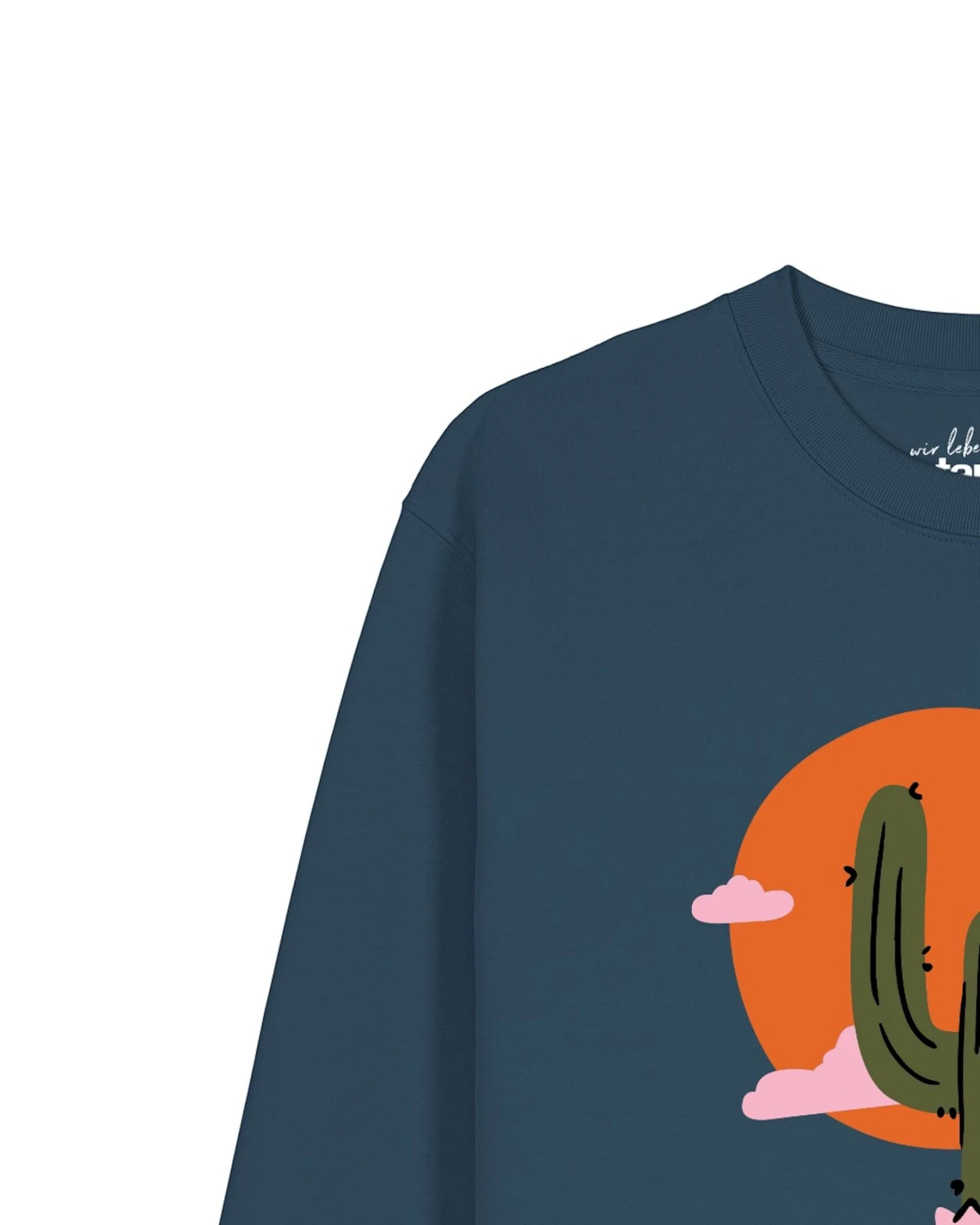 Watapparel Sweatshirt Kaktus im Sonnenuntergang – Ansicht 3