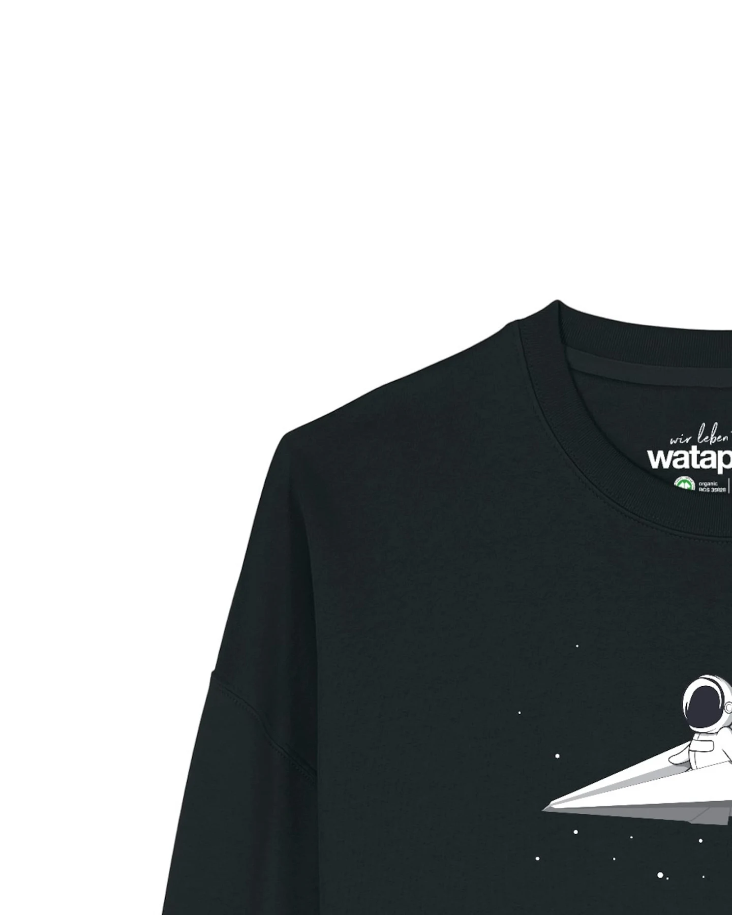 Watapparel Sweatshirt Fly me to the moon – Ansicht 3
