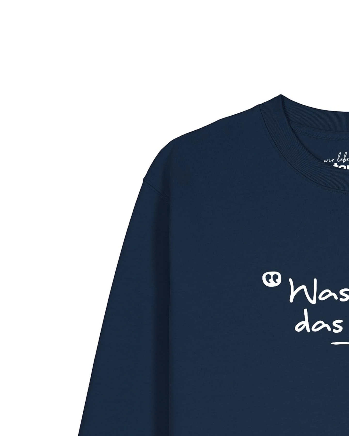Watapparel Sweatshirt Was muss das muss – Ansicht 3