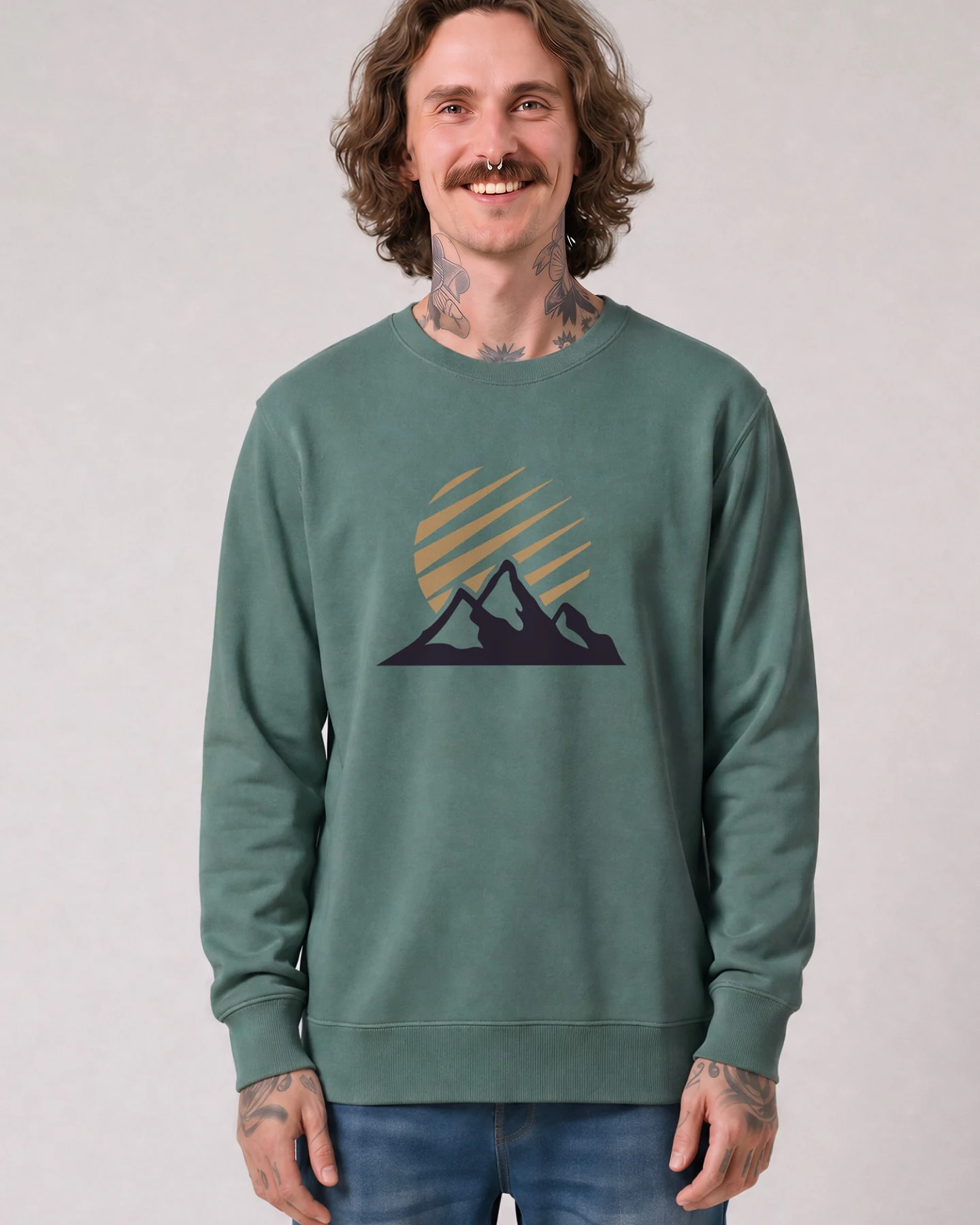 Watapparel Sweatshirt Mountain and Sun – Ansicht 2