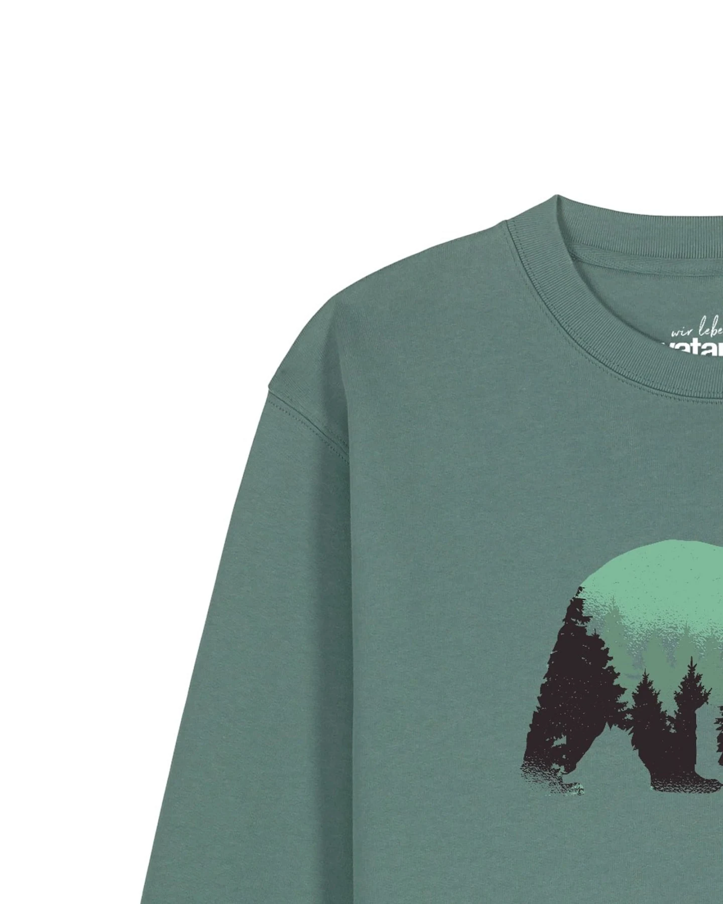 Watapparel Sweatshirt Waldbär – Ansicht 3
