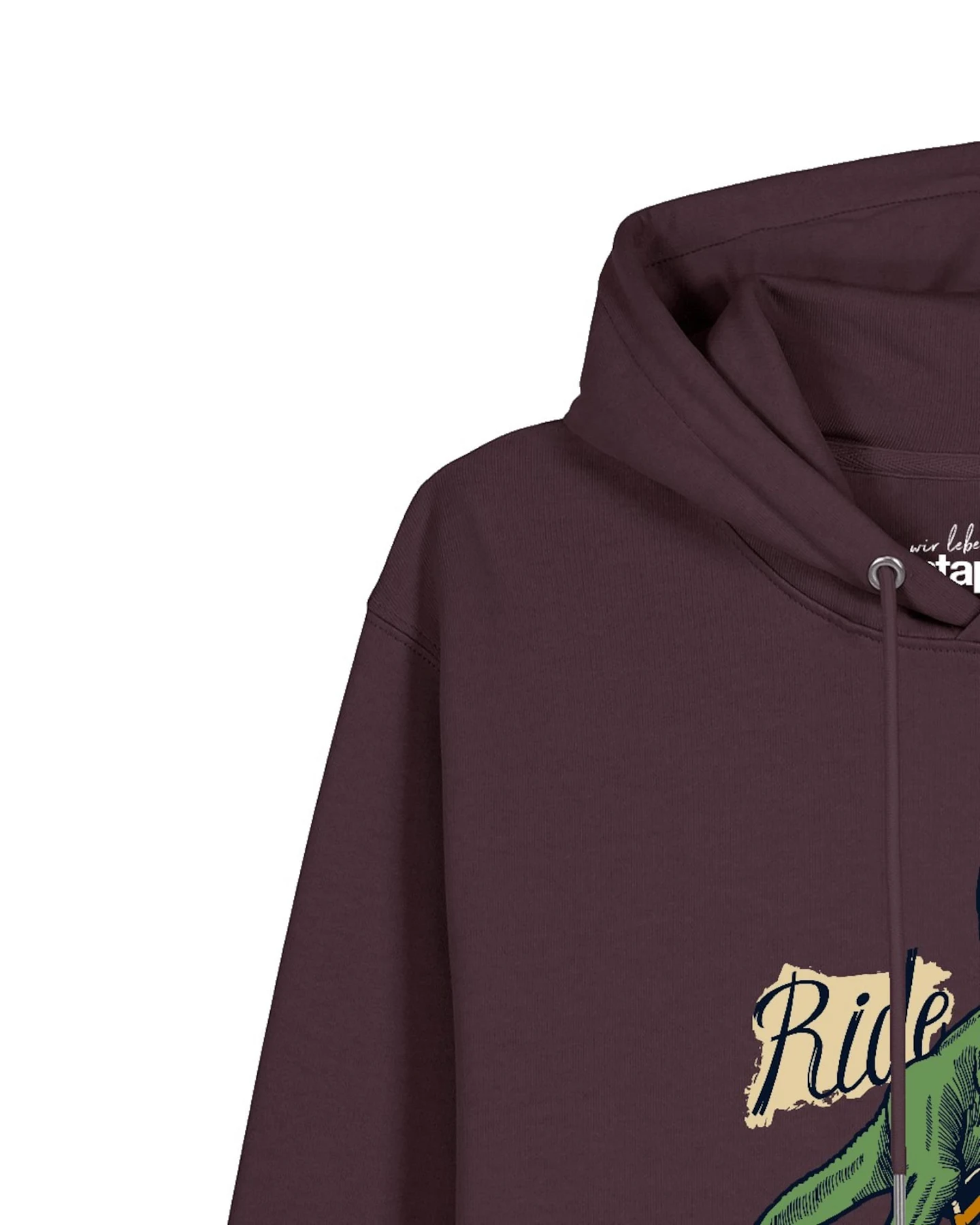 Watapparel Sweatshirt T-Rex Fahrrad – Ansicht 3