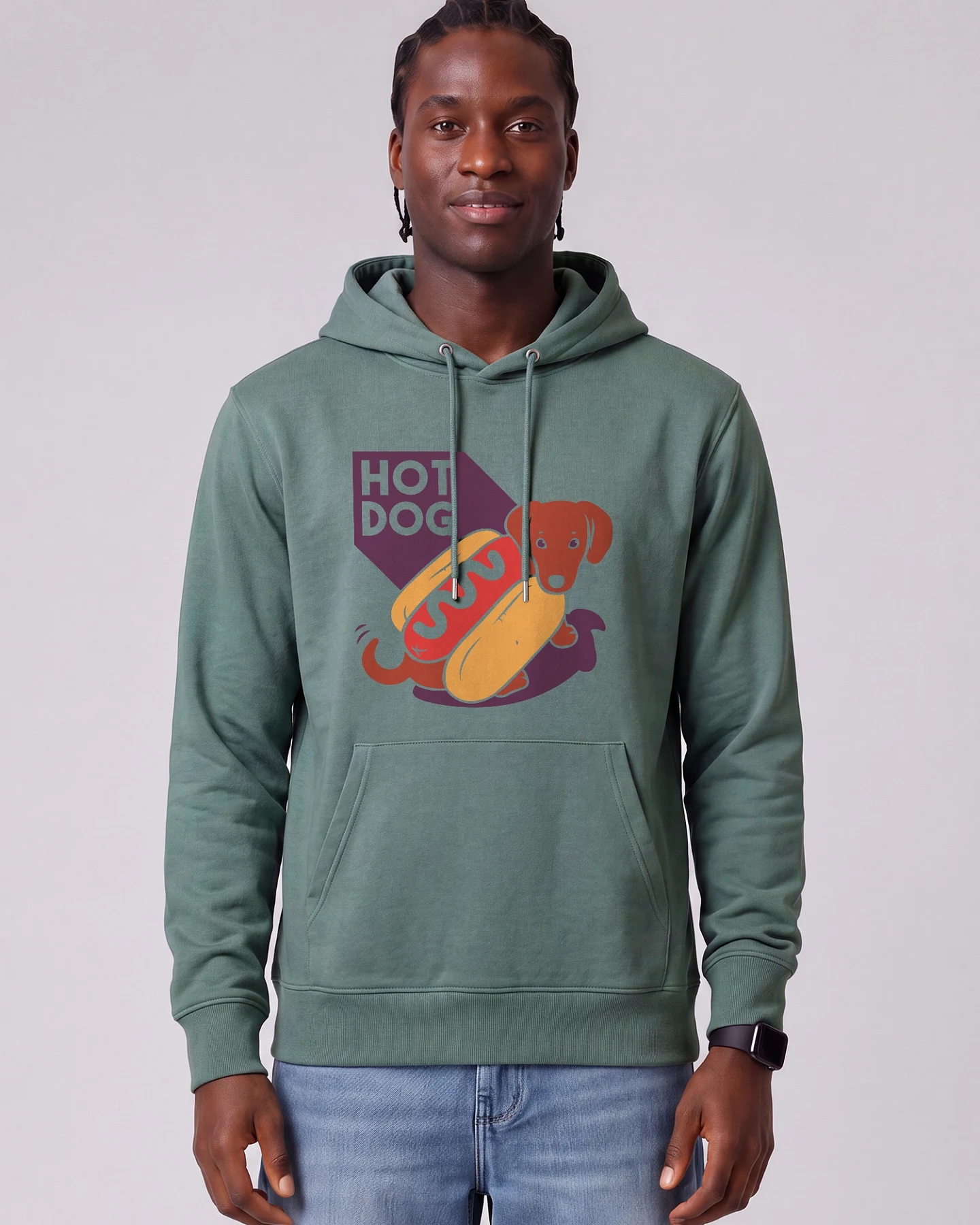 Watapparel Sweatshirt Hot Dog – Ansicht 2