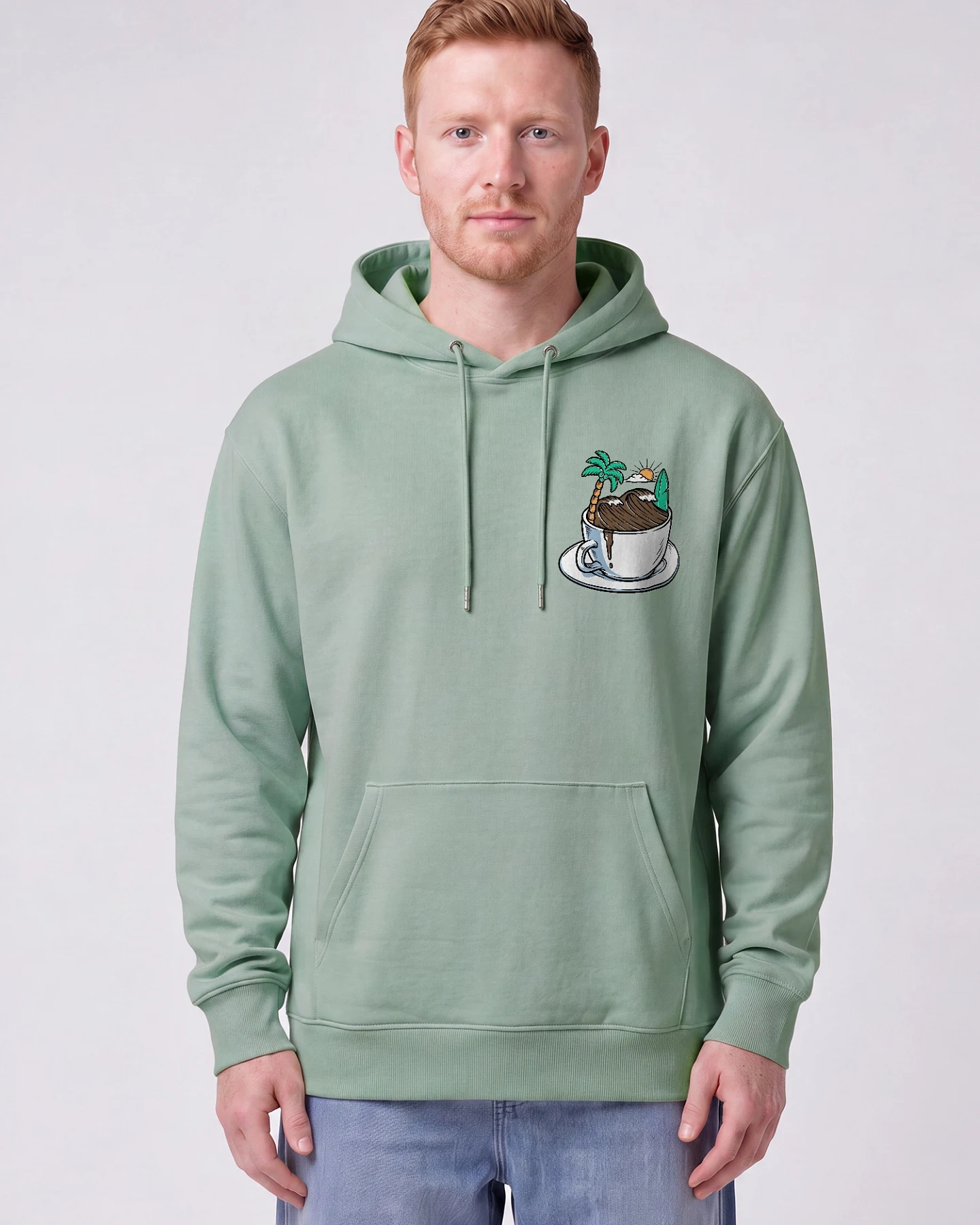 Watapparel Sweatshirt Coffee waves – Ansicht 2